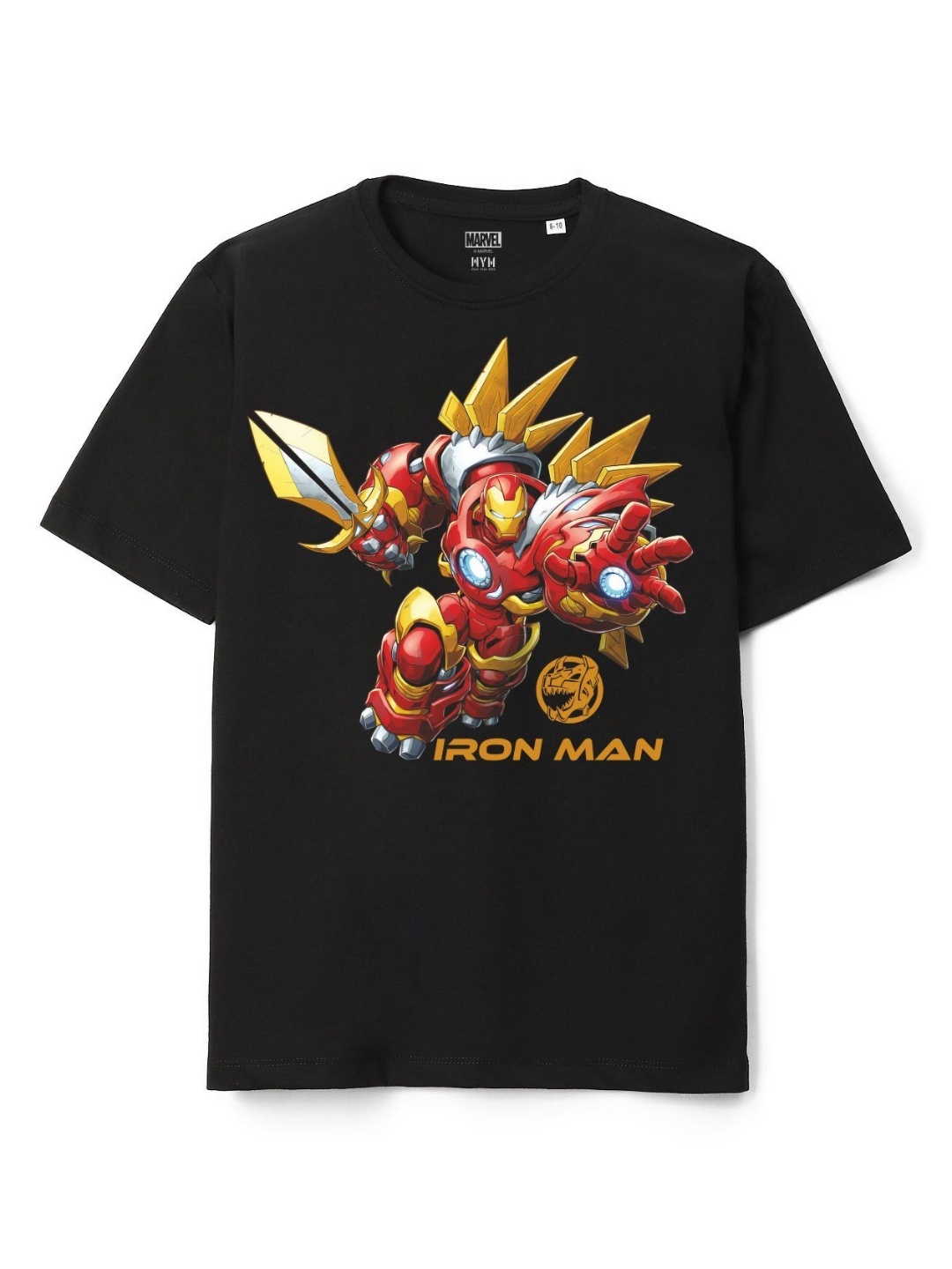 

Wear Your Mind Boys Avengers Printed Pure Cotton T-shirt, Black