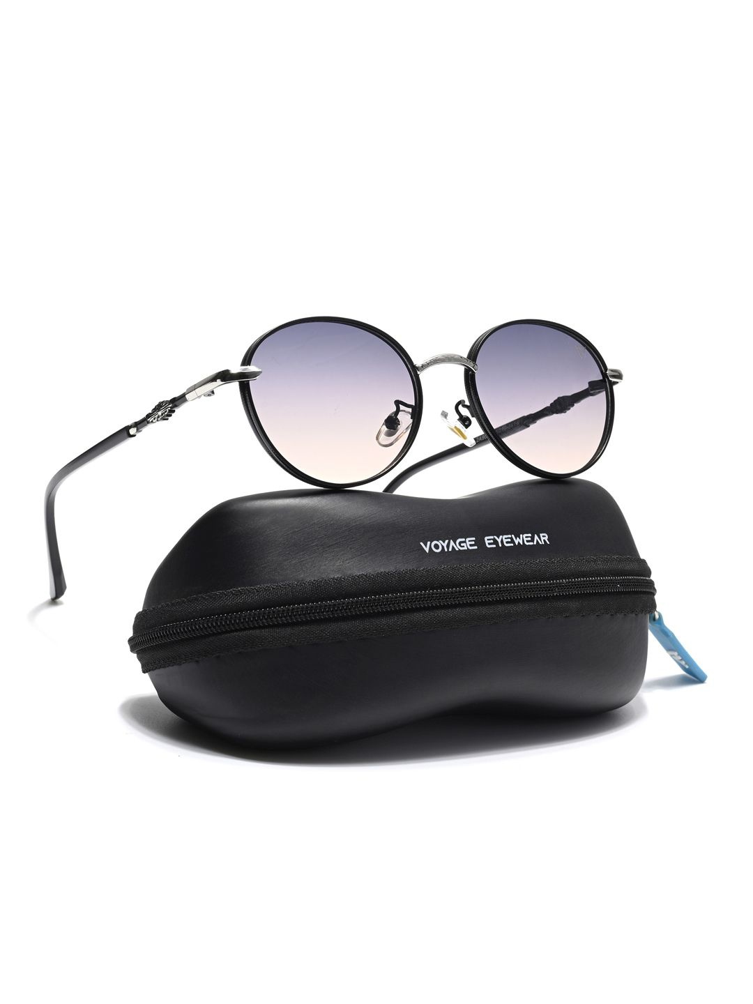 

Voyage Unisex UV Protected Round Sunglasses 2A903MG6733, Grey