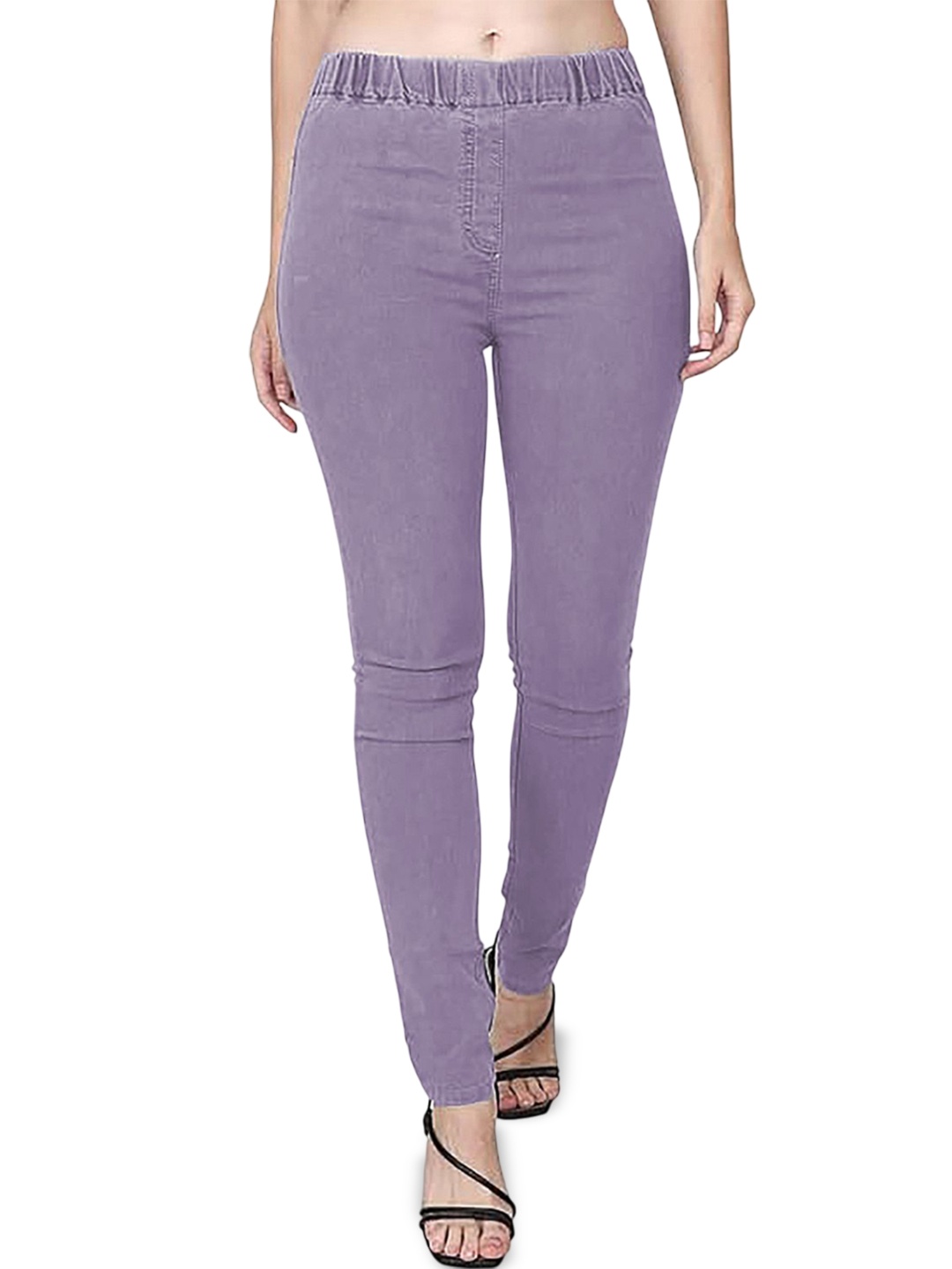

Trusha Dresses Women Slim Fit Stretchable Jeans, Lavender