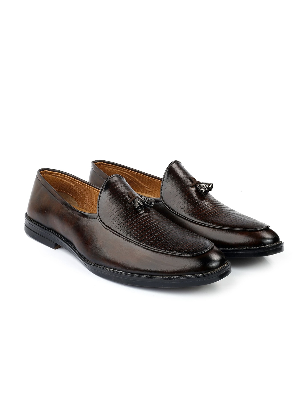 

riffway Men Slip-On Sneakers, Brown