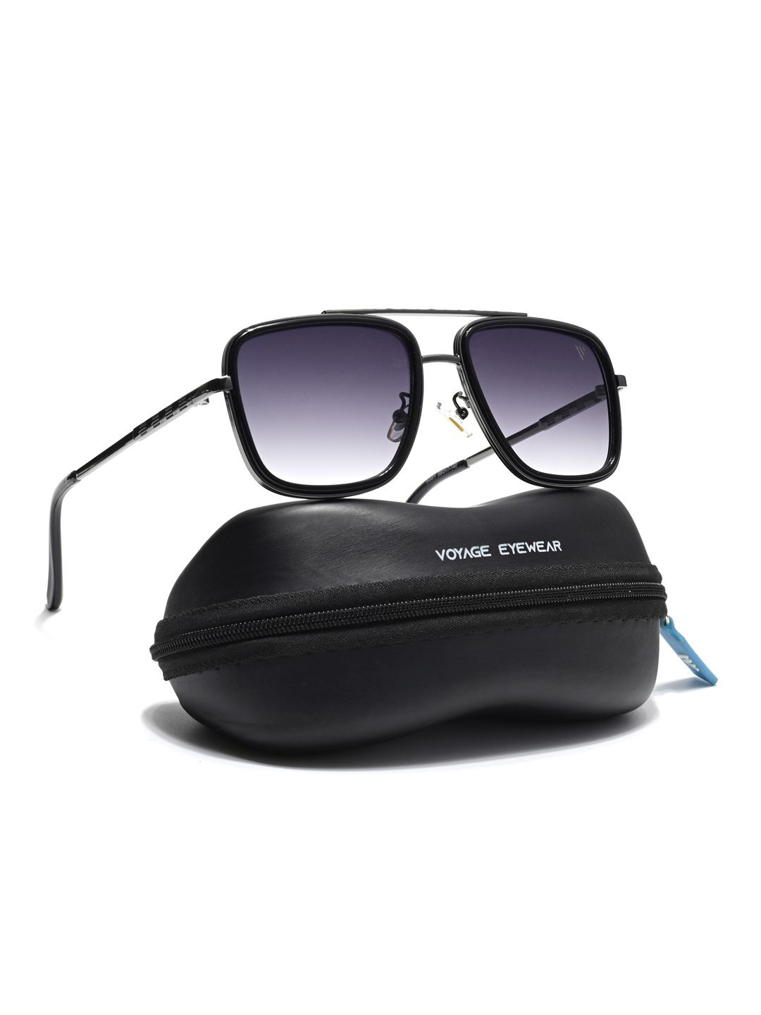 

Voyage Unisex Aviator UV Protected Sunglasses 5G61MG6735, Blue