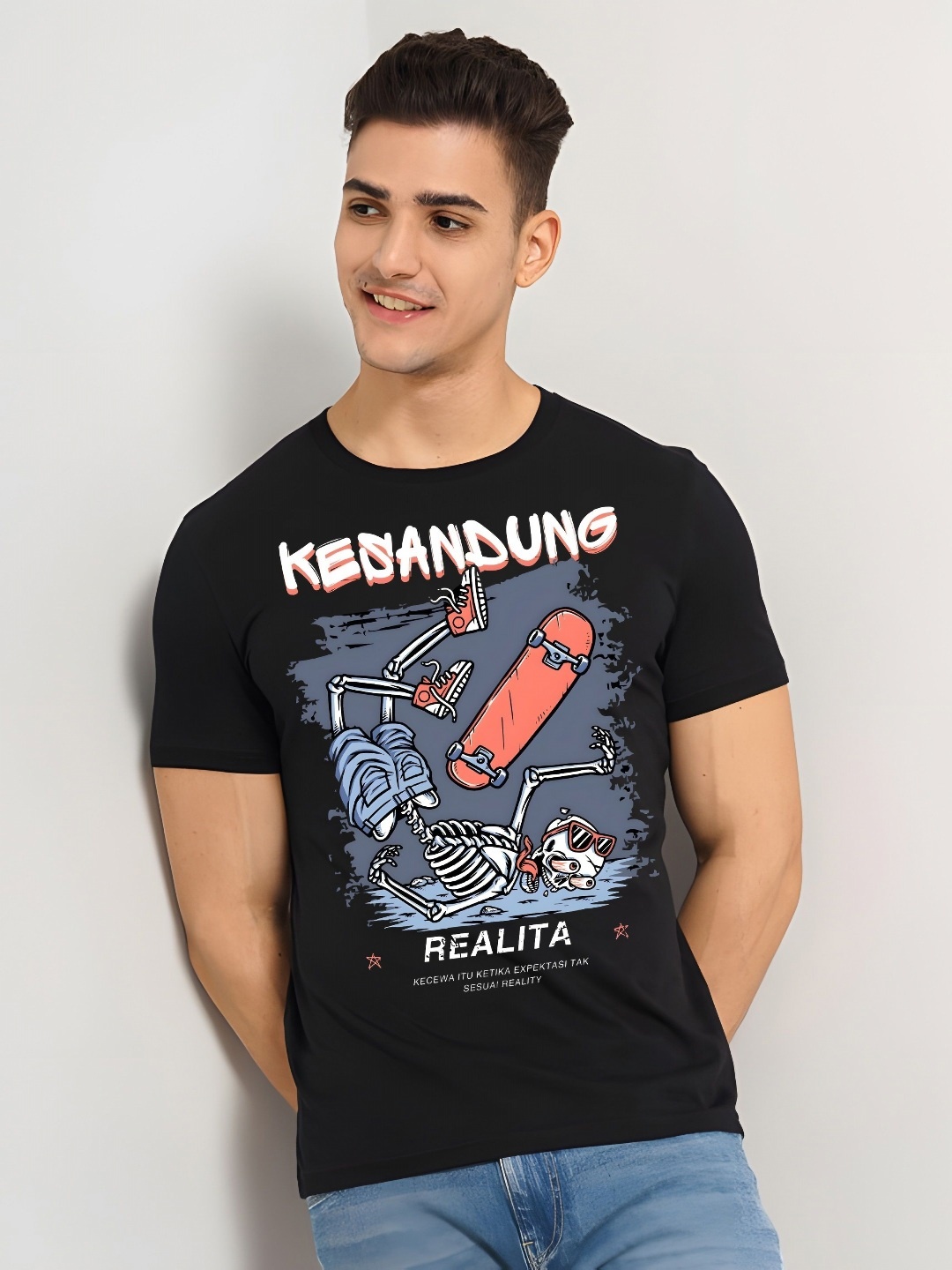 

KAIDO Men T-shirt, Black