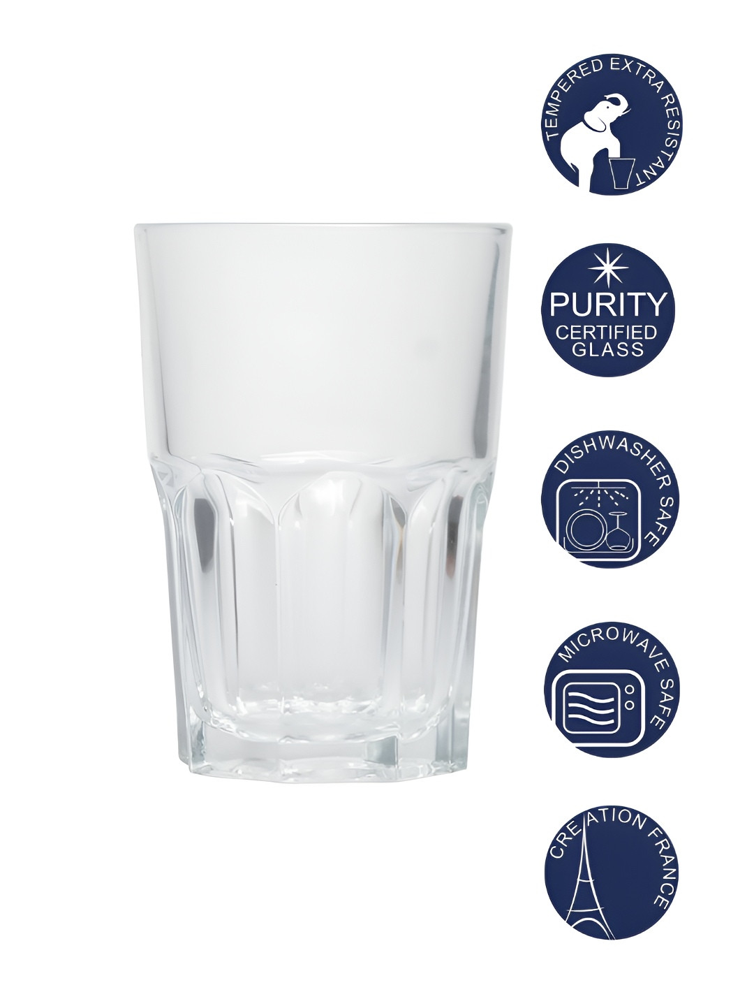 

Transparent Glass Tumbler 350 ml Set of 6