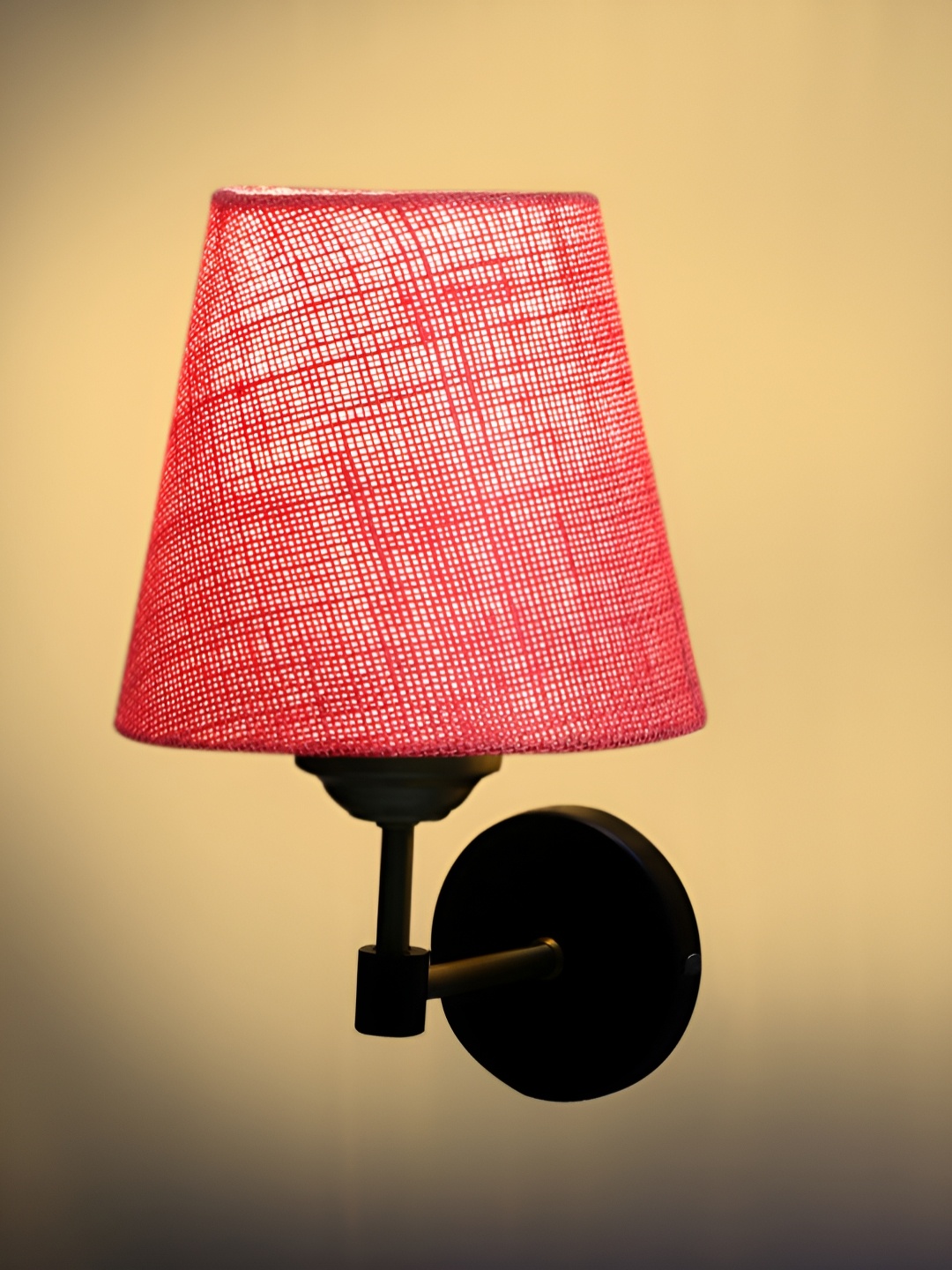 

Devansh Pink Metal Frustum Shaped Wall Lamp