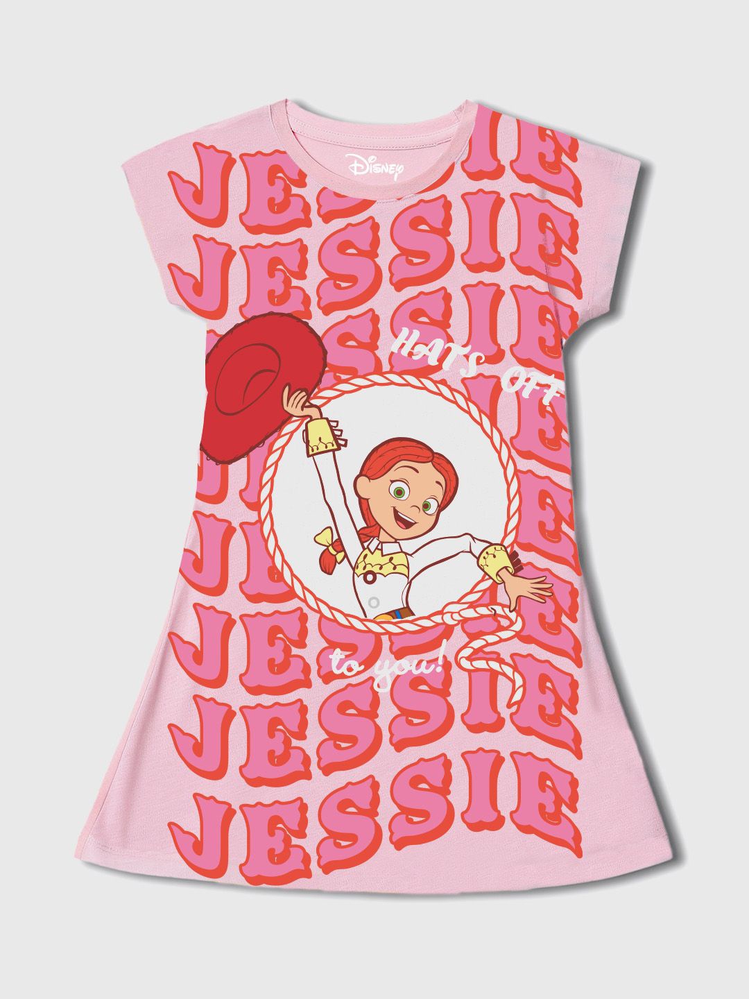 

Wear Your Mind Girl Toy Story Jessie Print A-Line Dress, Pink