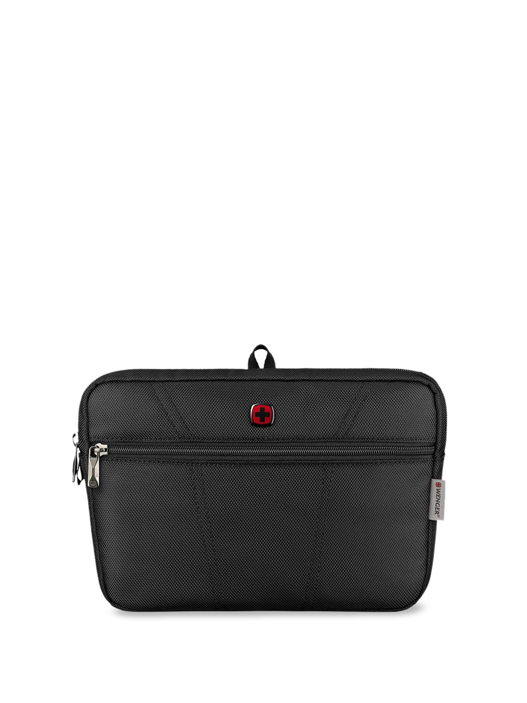 

Wenger Structured Satchel with Applique, Black