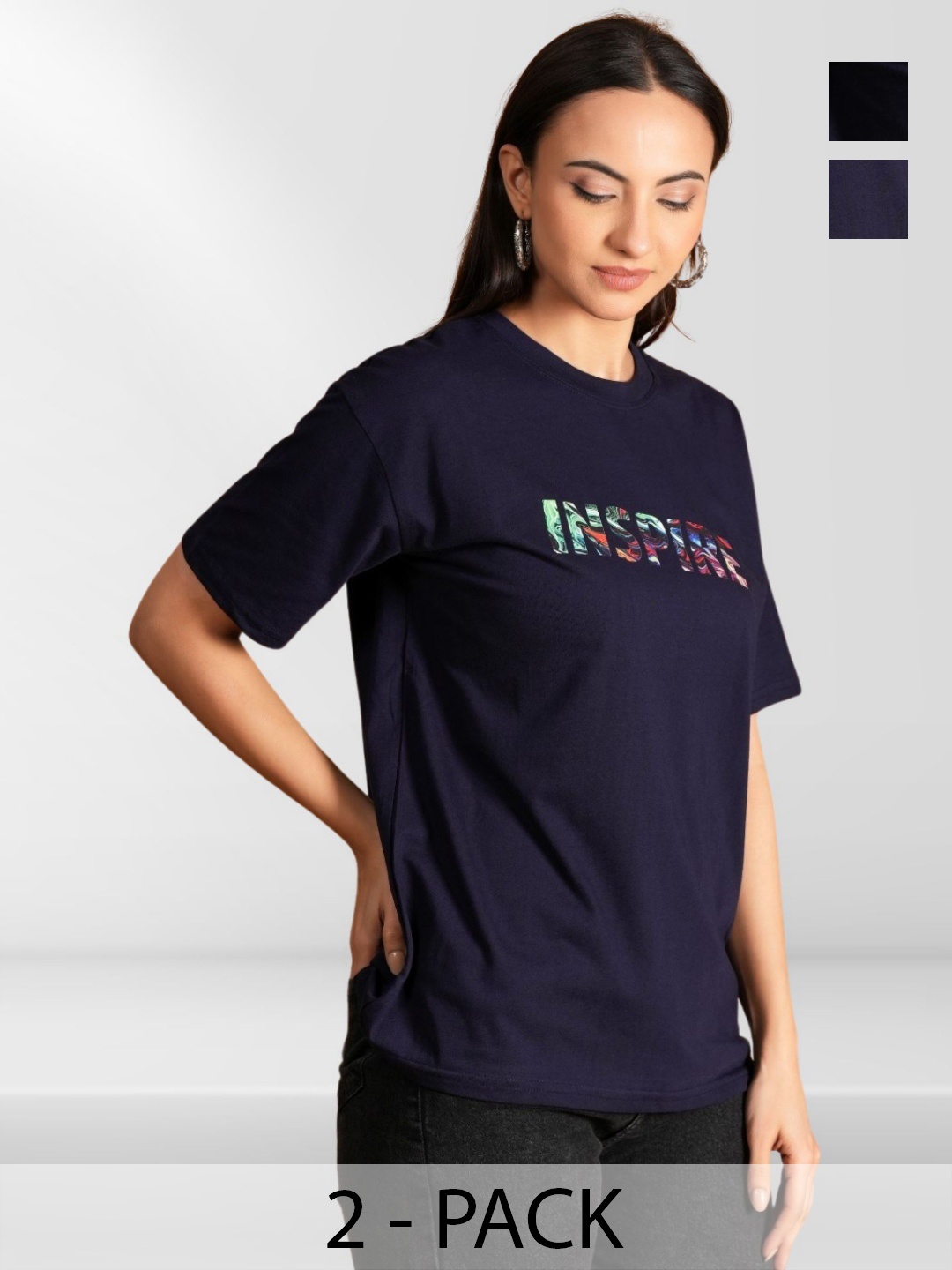 

BAESD Women Typography 2 Printed T-shirt, Multi