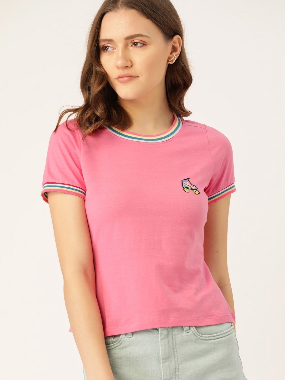 

DressBerry Women T-shirt, Pink