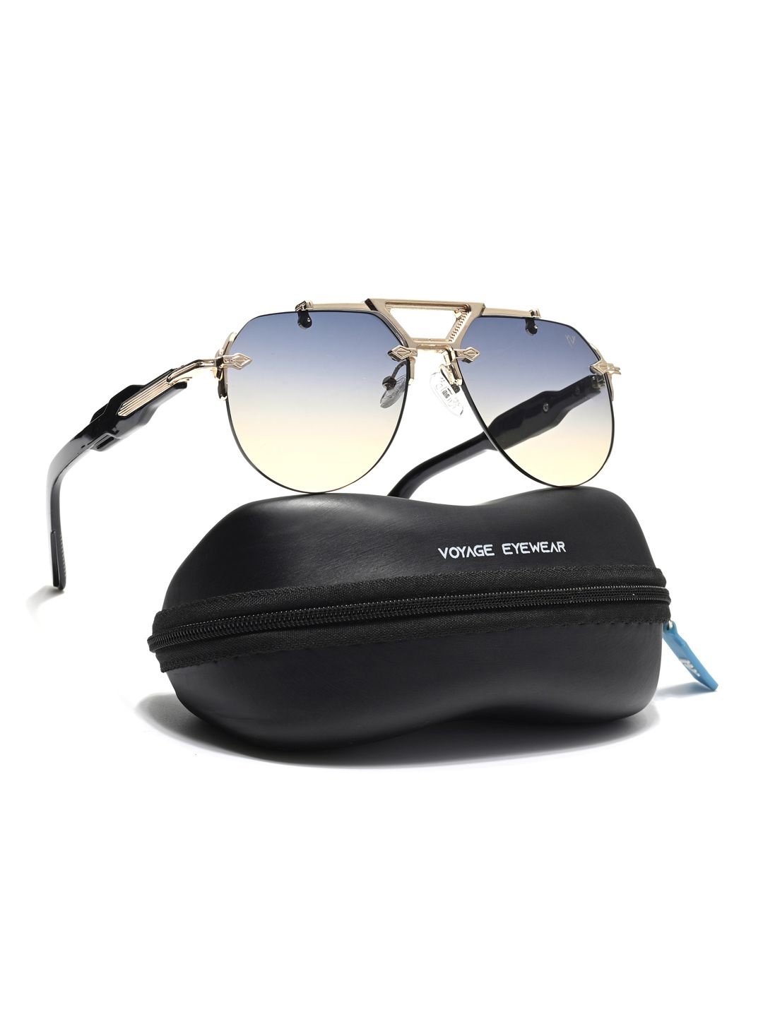 

Voyage Aviator UV Protected Sunglasses for Men & Women 98246MG5888, Grey