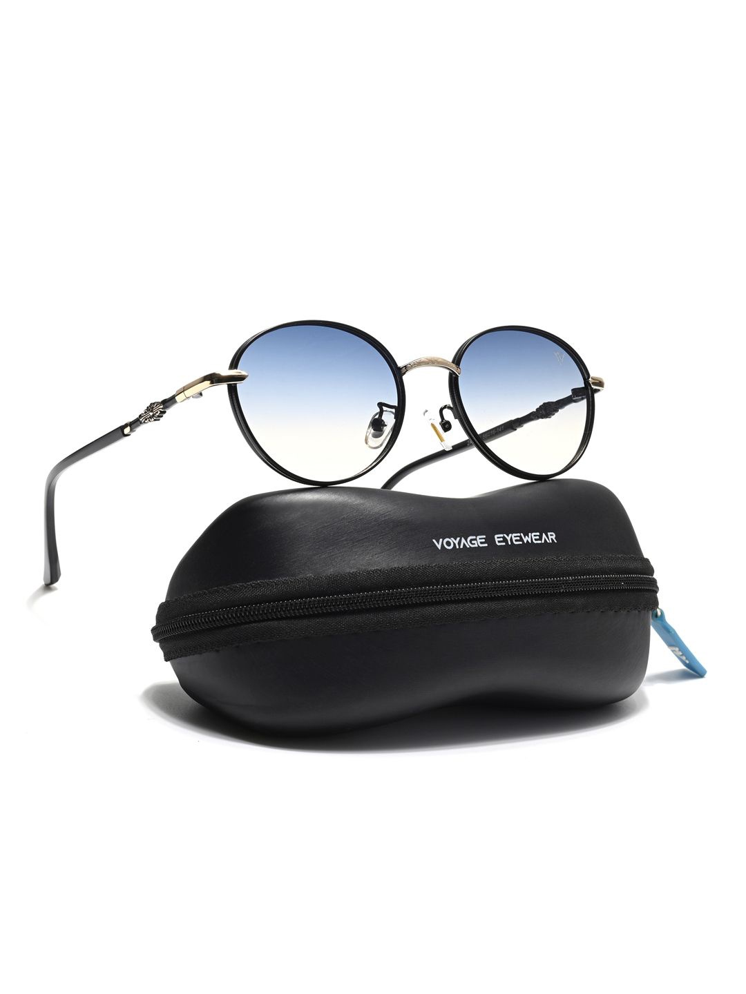 

Voyage Round UV Protected Sunglasses for Unisex Blue & Clear Lens - 2A903MG6729