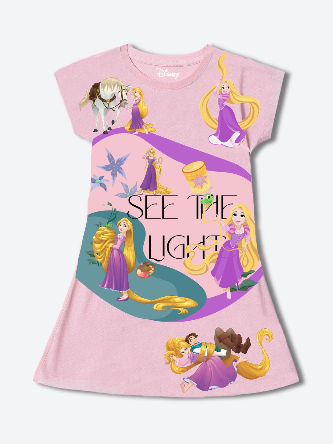 

Wear Your Mind Print A-Line Dress, Pink