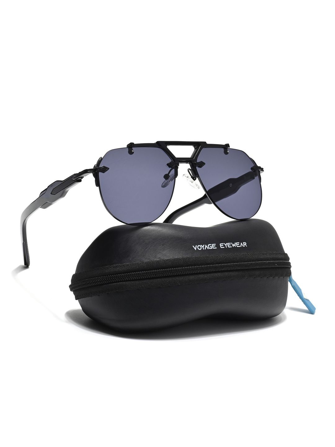 

Voyage Aviator UV Protected Sunglasses for Men & Women 98246MG5884, Black