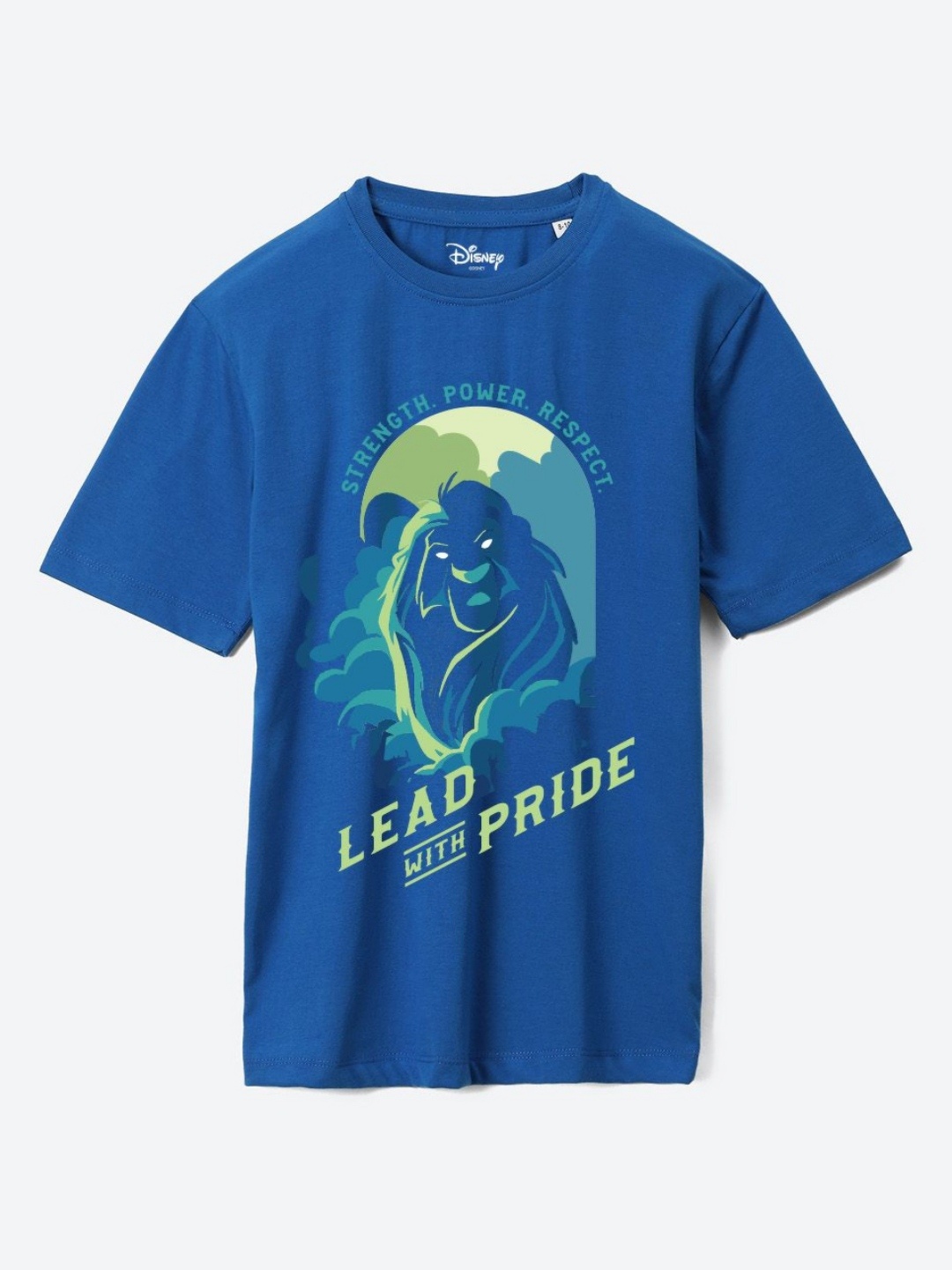 

Wear Your Mind Boys Lion King Printed Pure Cotton T-shirt, Blue