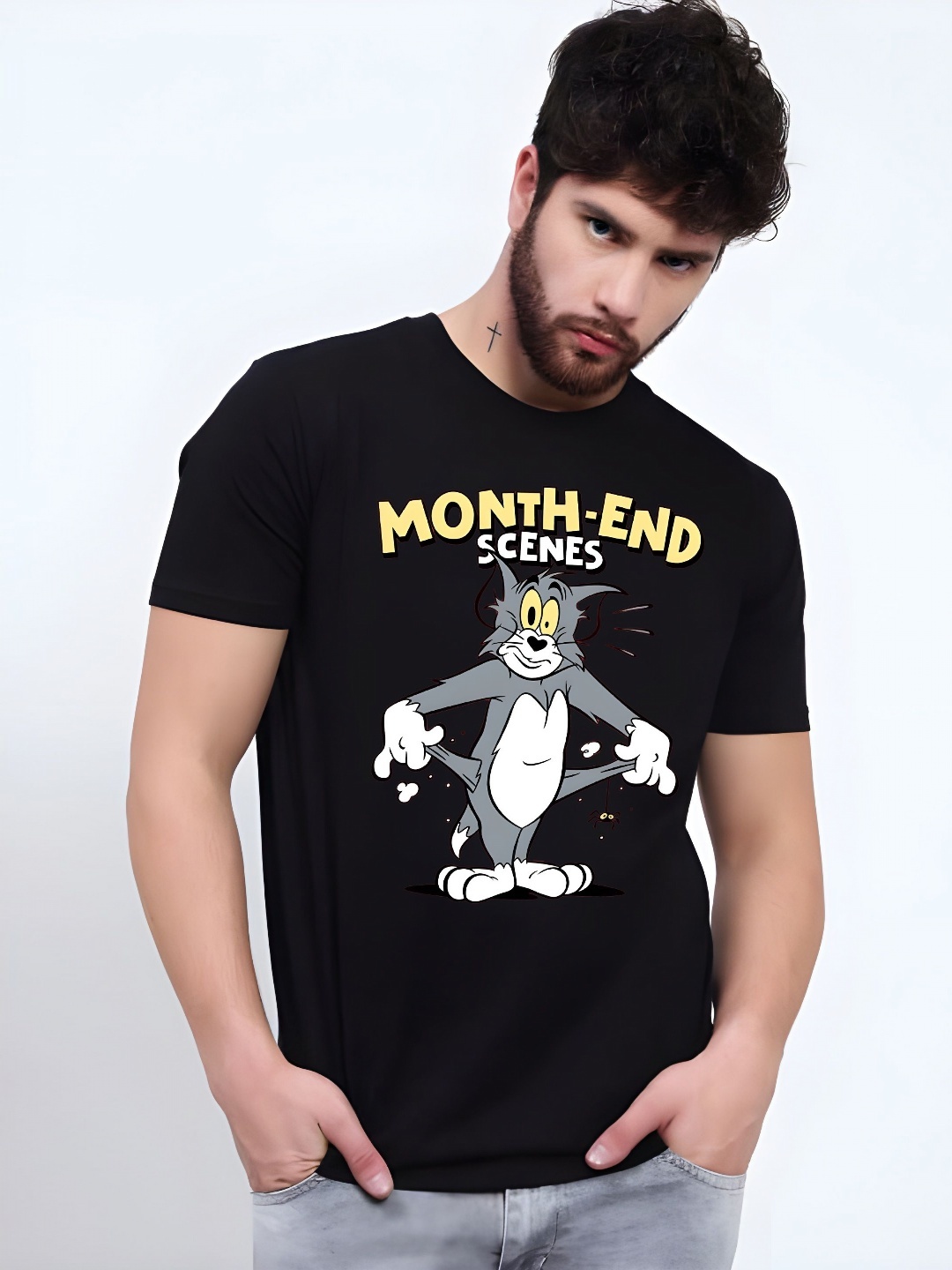 

KAIDO Men T-shirt, Black