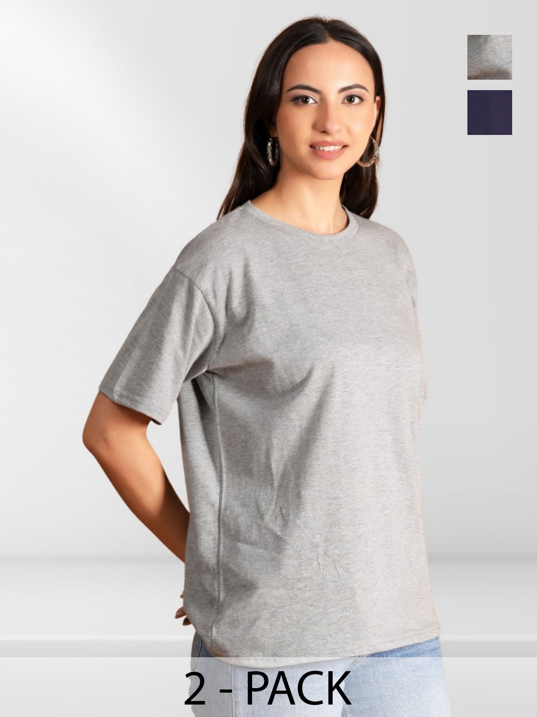 

BAESD Women Typography 2 Printed Applique T-shirt, Multi