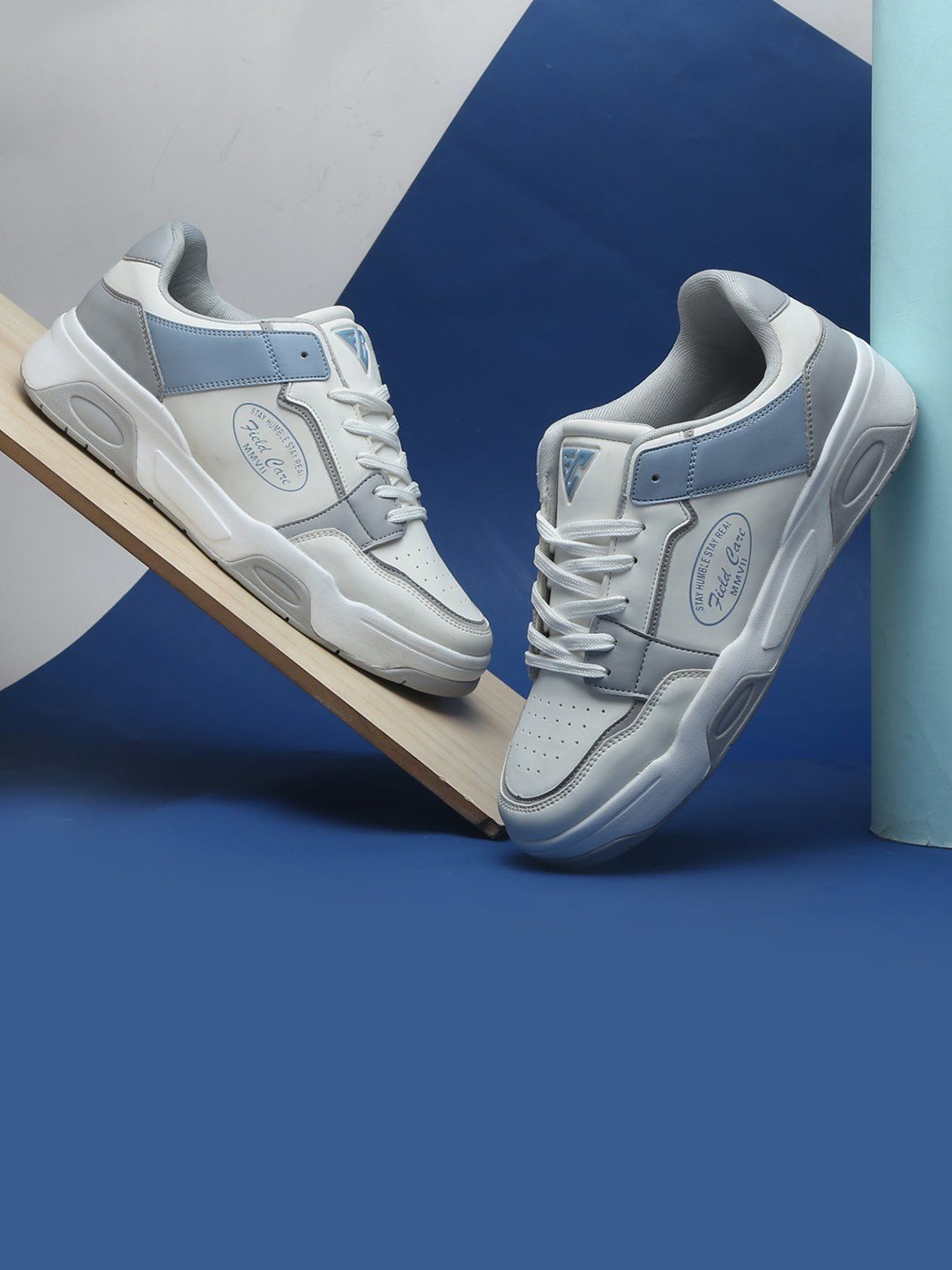 

Field Care Men PU Sneakers, White