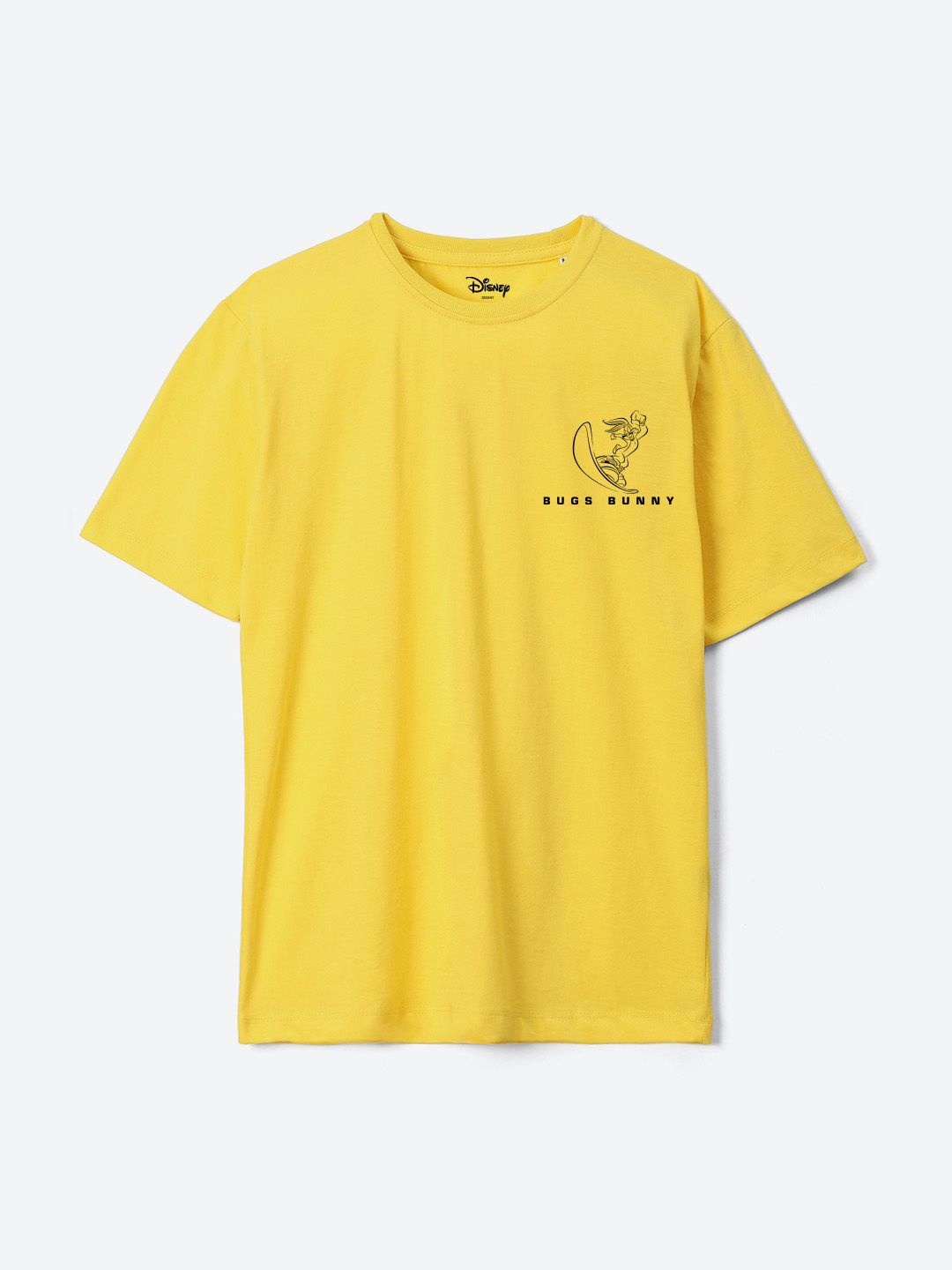 

Wear Your Mind Boys Printed Pure Cotton T-shirt, Yellow