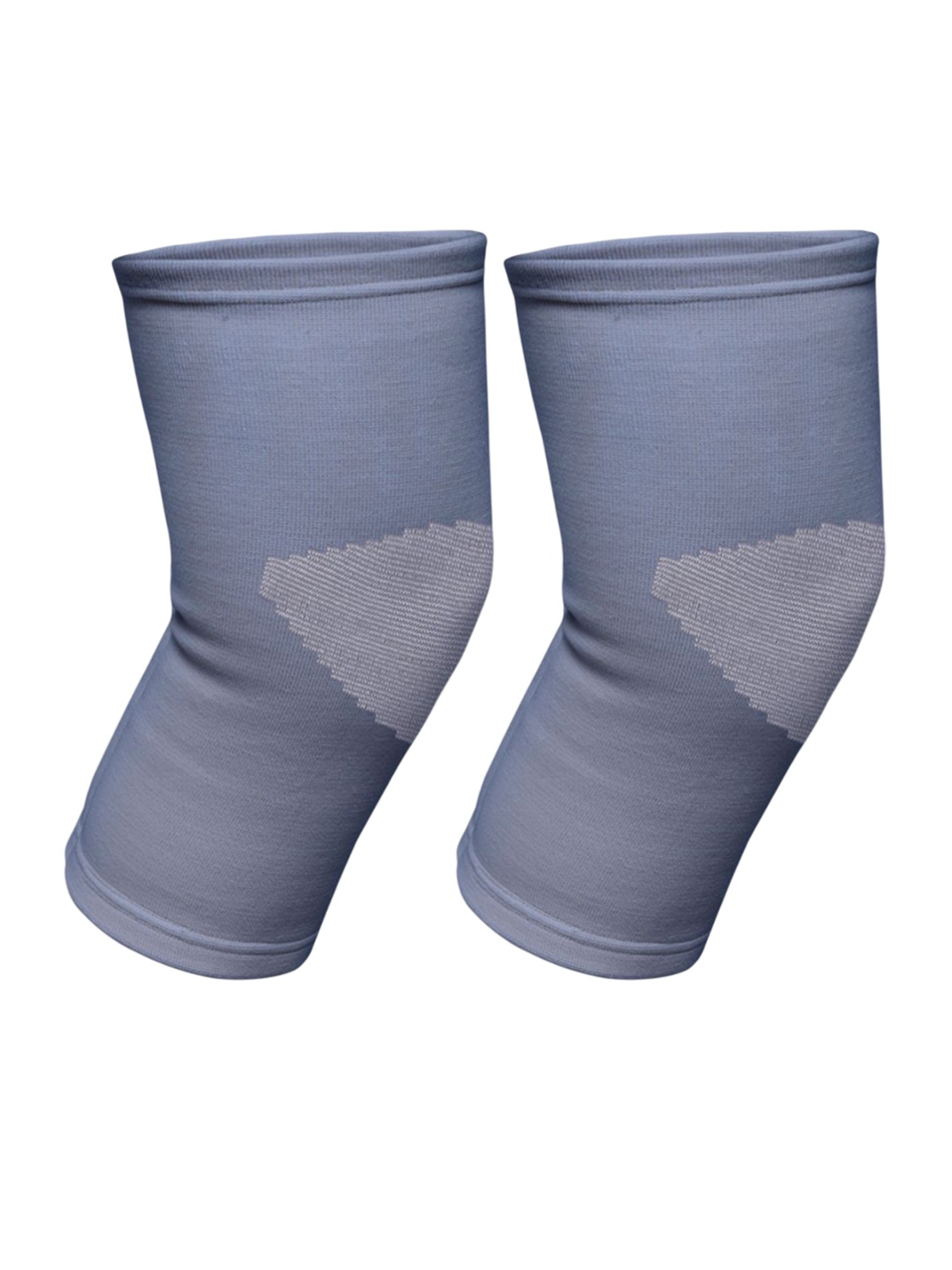 

Kuber Industries 2-Pcs Cotton Joint Pain Knee Caps, Grey
