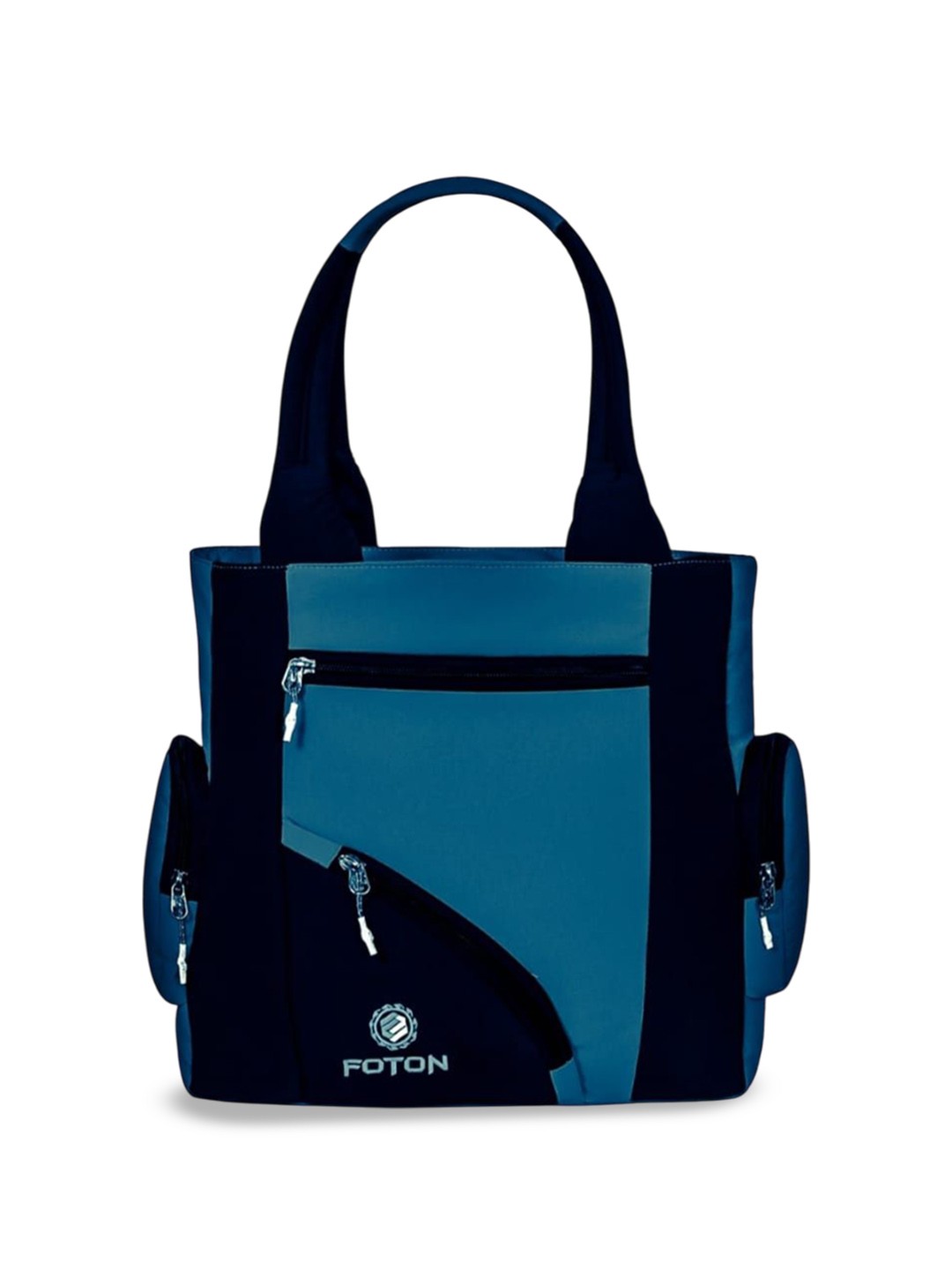 

FOTON Structured Handheld Bag with Cut Work, Green