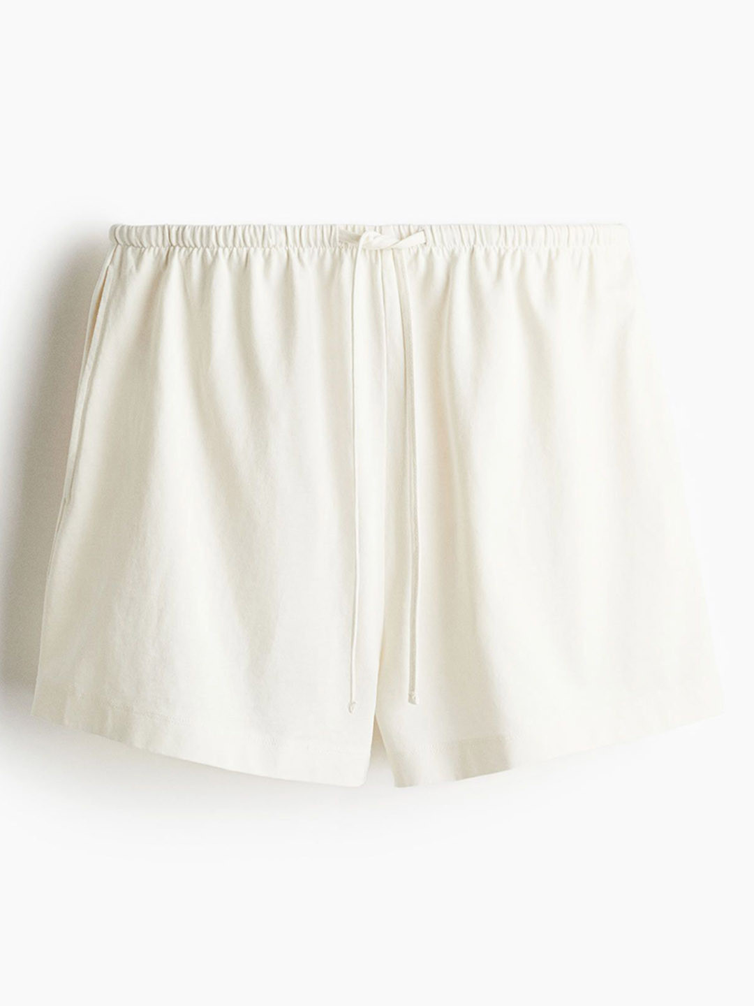 

H&M Cotton Drawstring Shorts, White