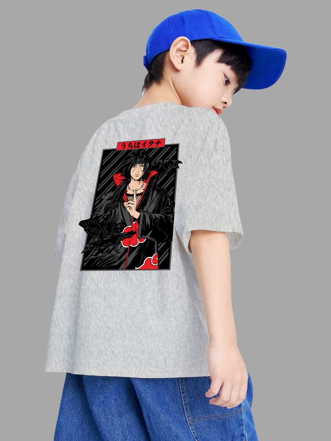 

MODARUE Boys Printed T-shirt, Grey