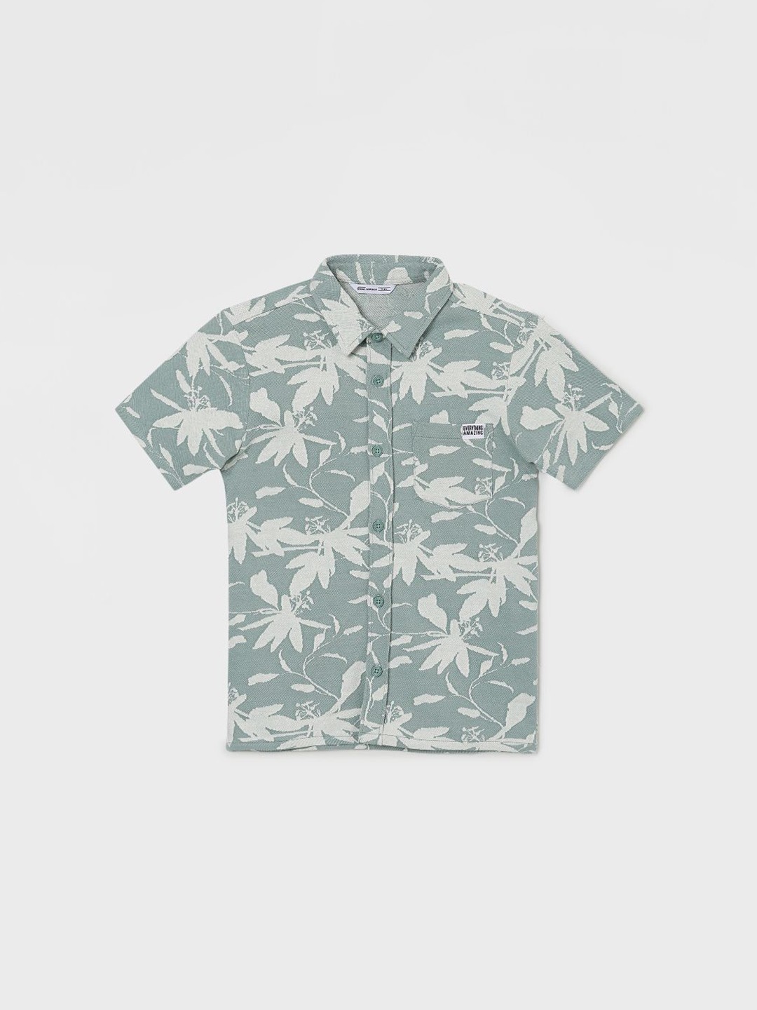

Fame Forever by Lifestyle Boys Printed Casual Shirt, Grey