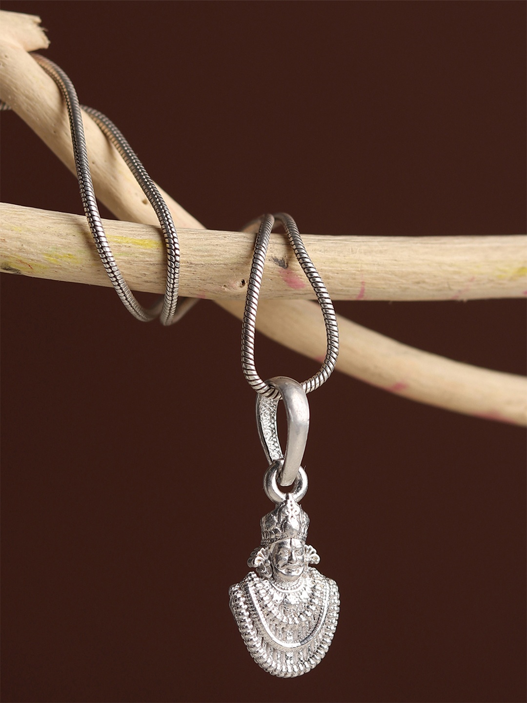 

Metronaut 925 Sterling Silver God Baba Khatu Shyam Pendant