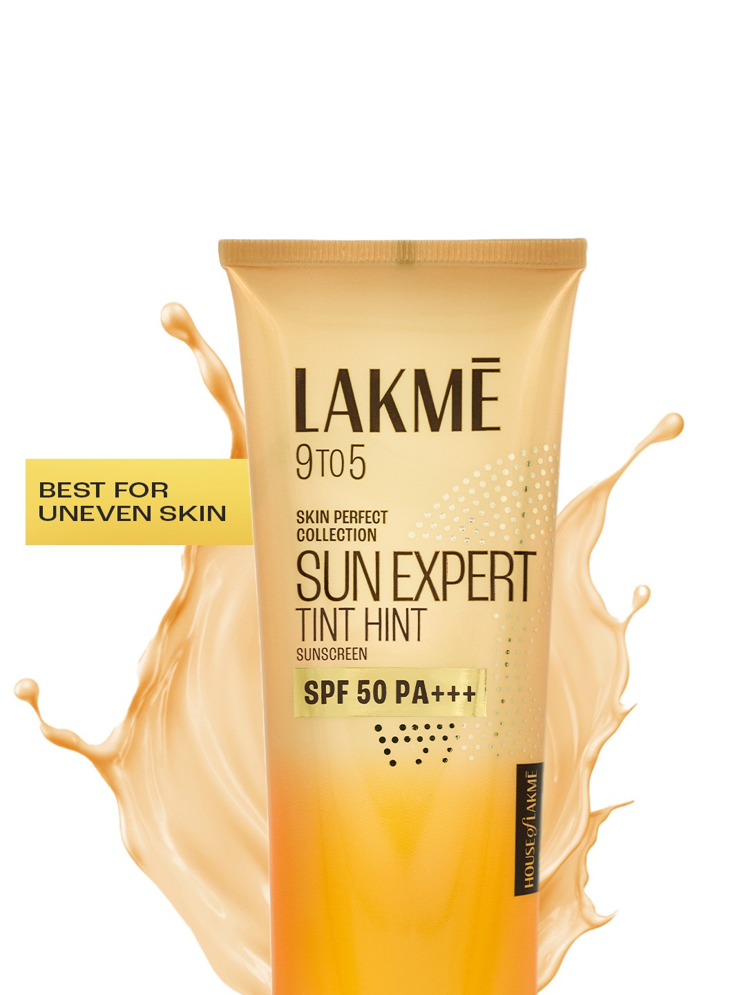 

Lakme Matte Finish SPF 50 PA +++ Sun Expert Tinted Sunscreen - 100 ml, Gold