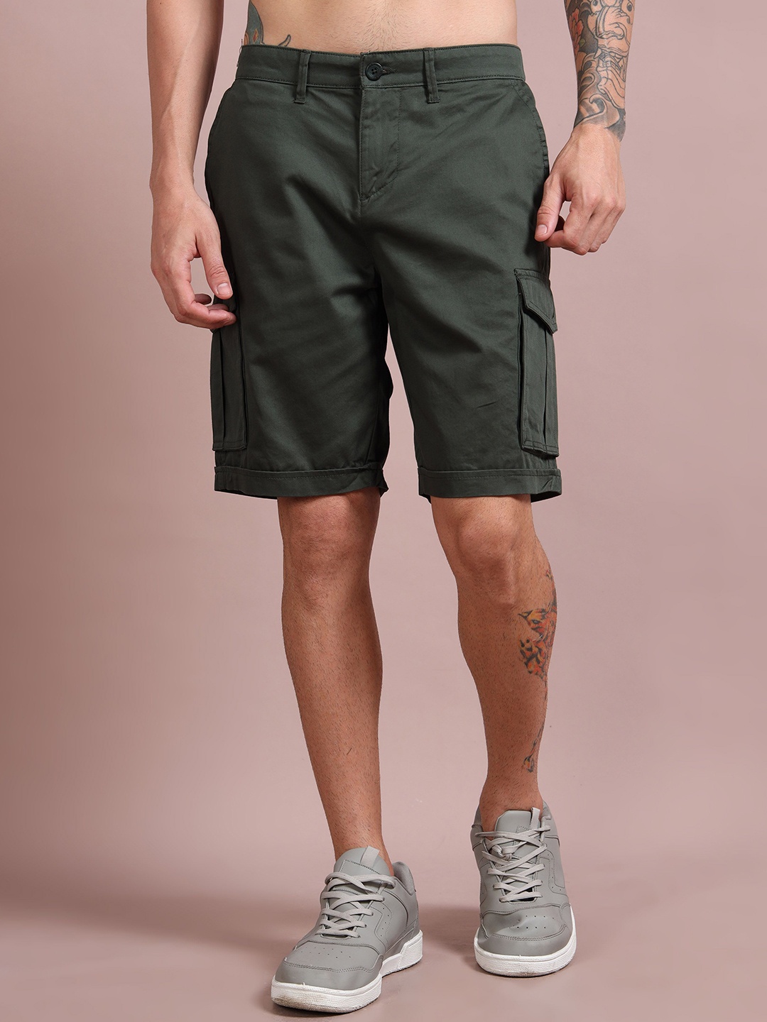 

RIGS AND RAGS Men Outdoor Cargo Shorts, Green