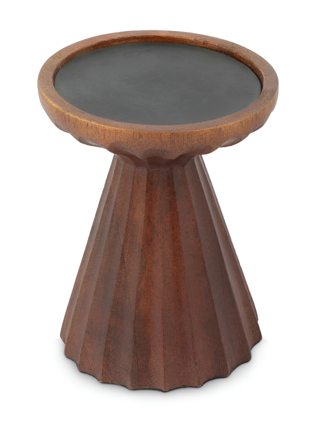 

IAAH Brown Wooden Candle Holder