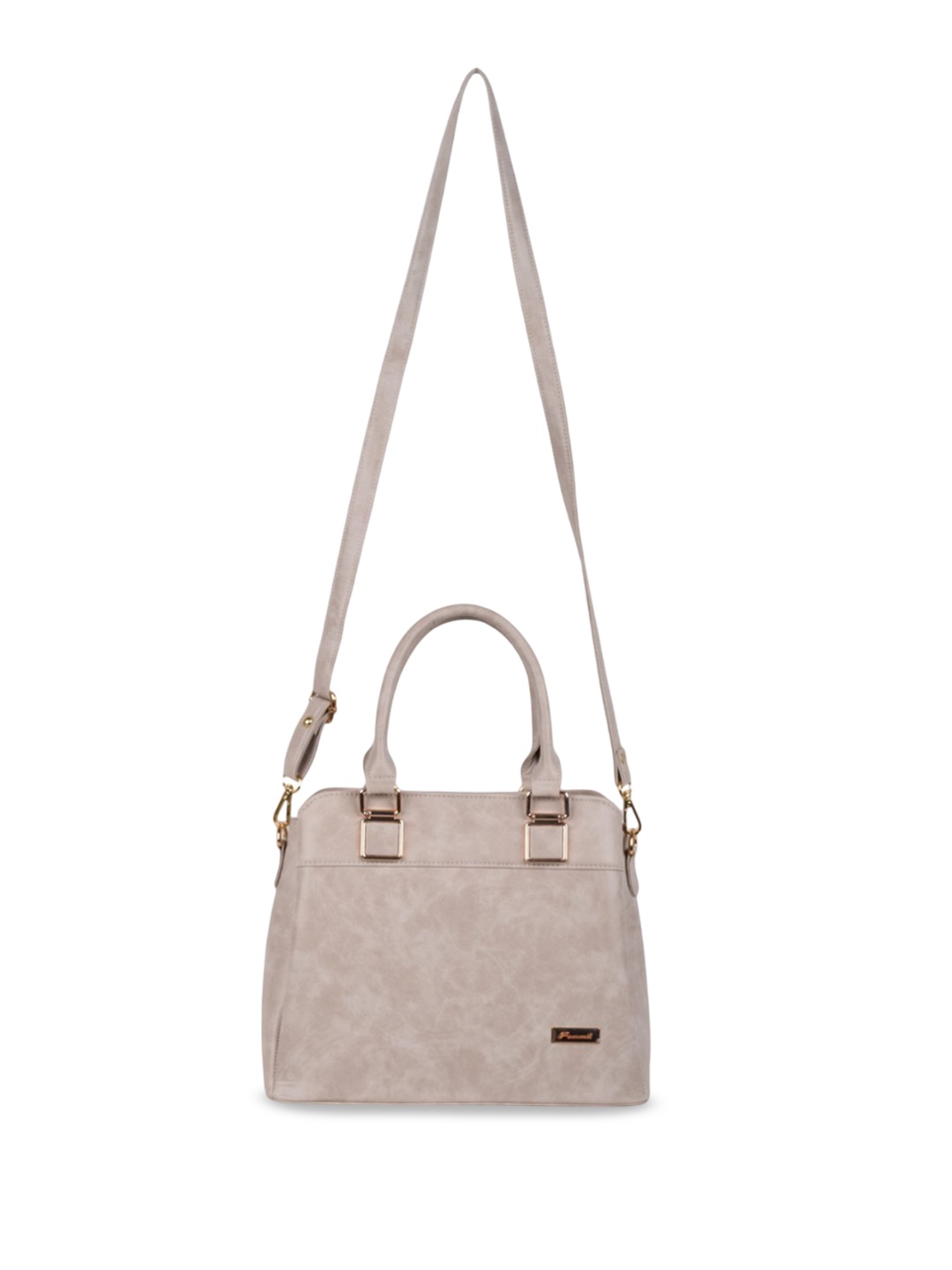 

FOMMIL PU Shoulder Bag, Cream