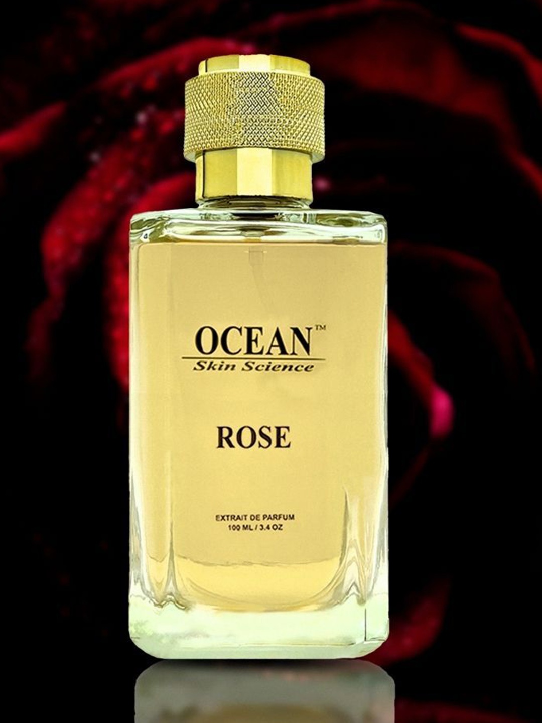 

OCEAN SKIN SCIENCE Unisex Rose Long Lasting Extrait De Parfum- 100 ml, Transparent