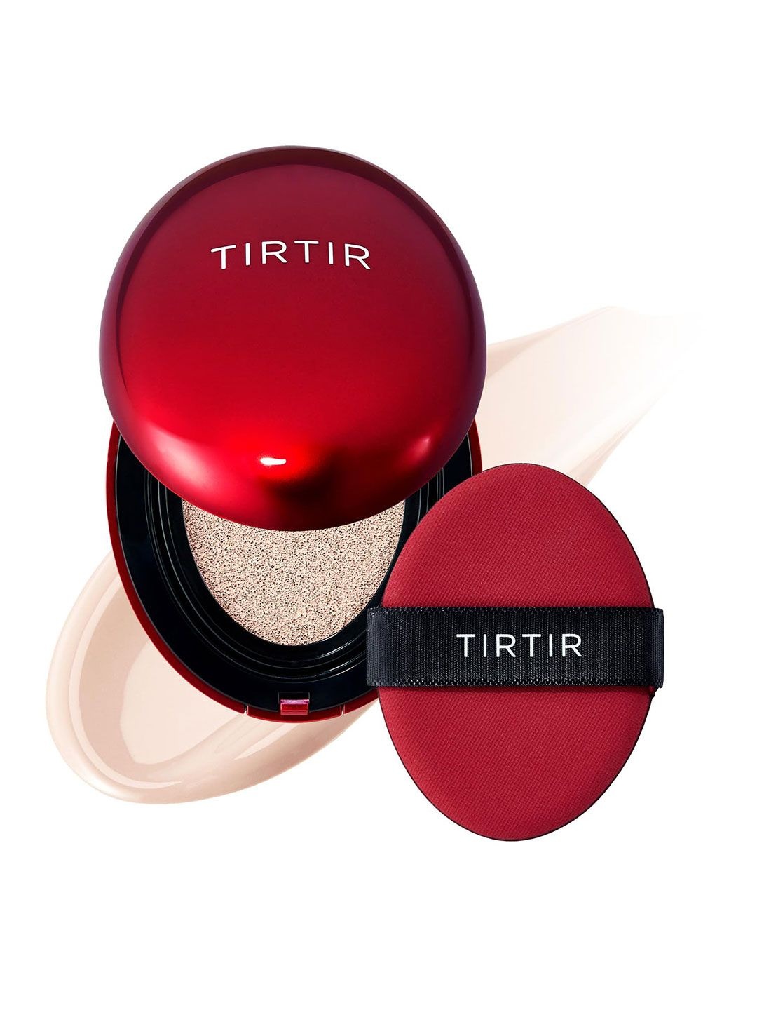 

TIR TIR Mask Fit Full Coverage Matte Cushion Foundation- 18 g Fair Ivory 13N, Red