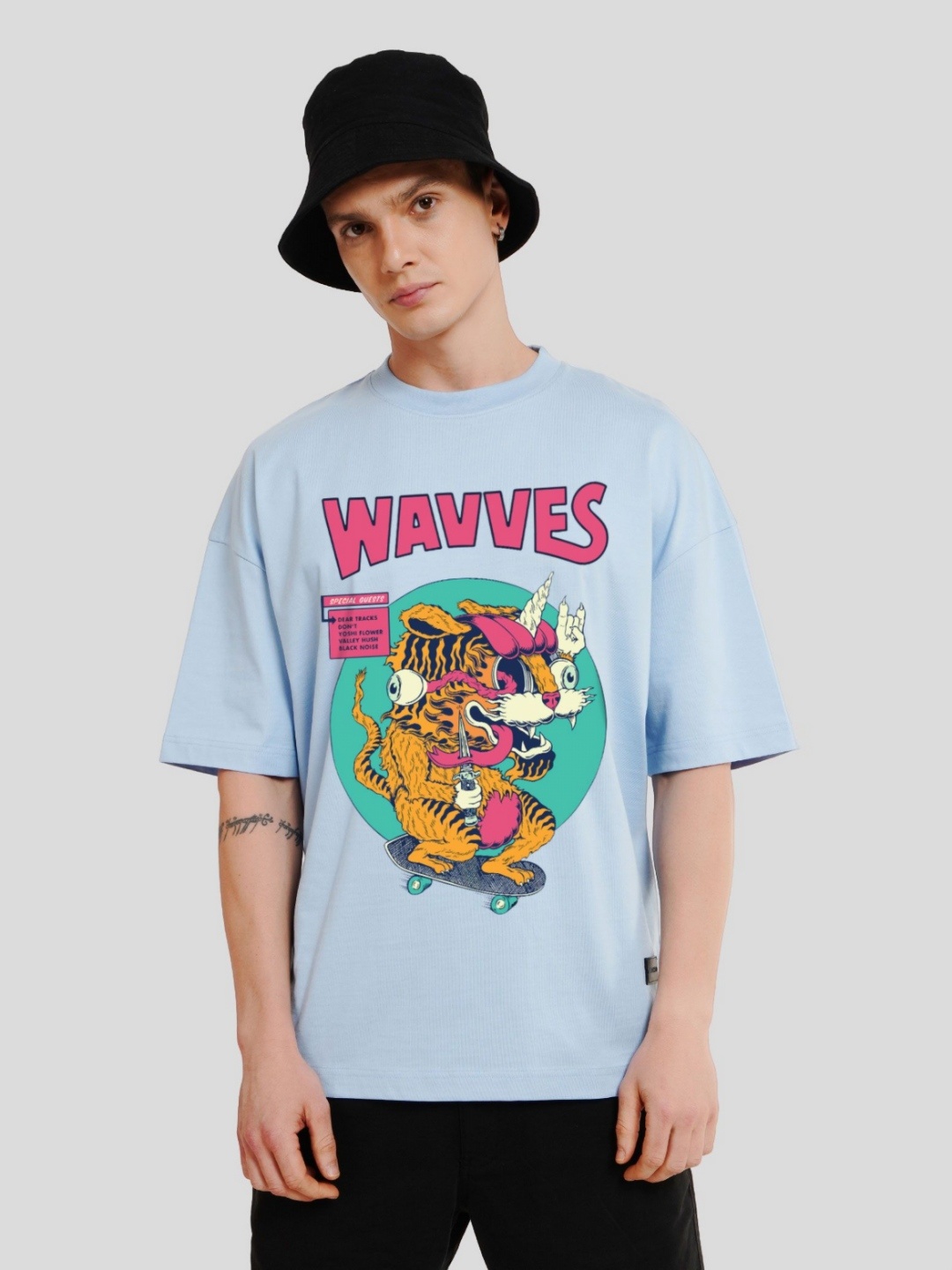 

Underrated Club Men Printed Bio Finish T-shirt, Blue