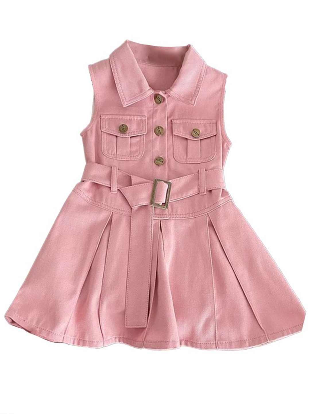 

StyleCast x Revolte Women Belted Shirt Dress, Pink