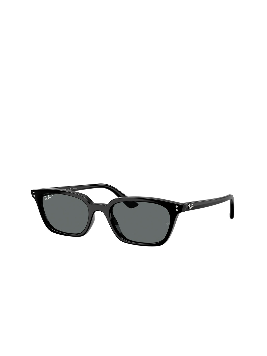 

Ray-Ban Unisex Square Sunglasses with Polarised Lens, Grey