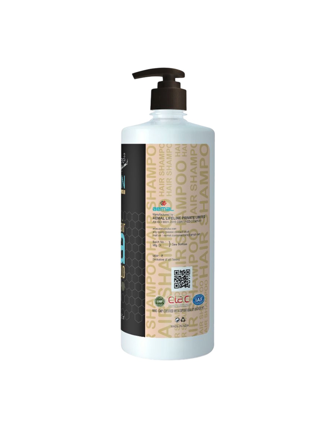 

butybee Keratin Hair Shampoo - 550 ml, Black