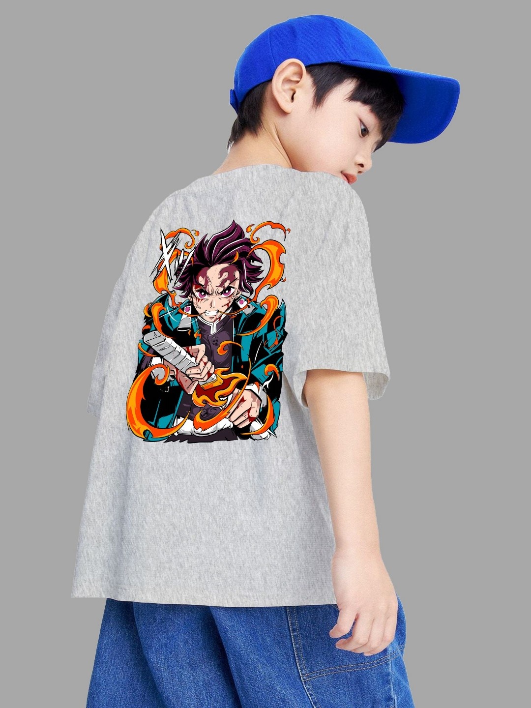 

MODARUE Boys Printed T-shirt, Grey