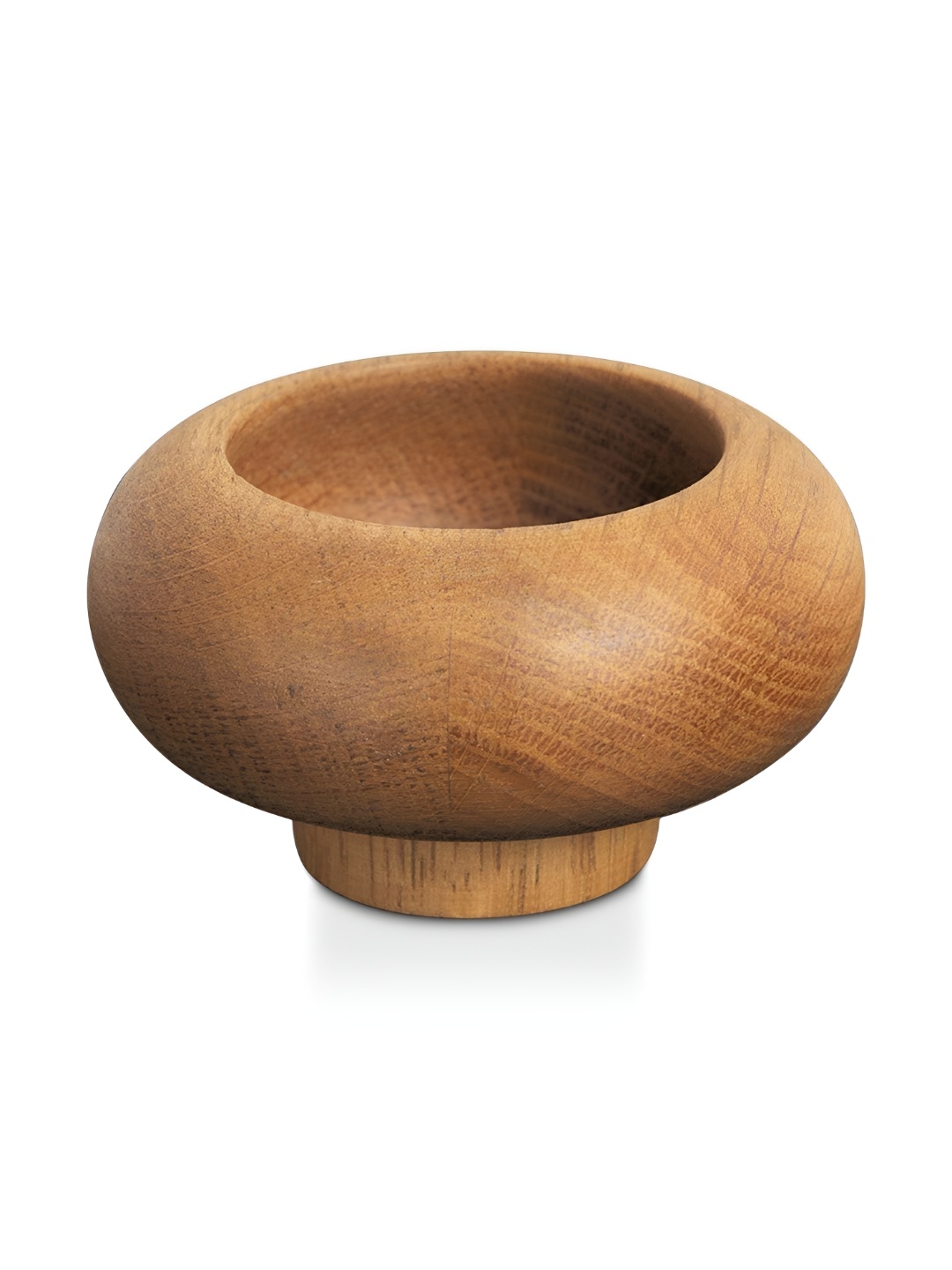 

IAAH Natural Oak Wood Multipurpose Medium-Sized Wooden Kenny Bowl, Brown
