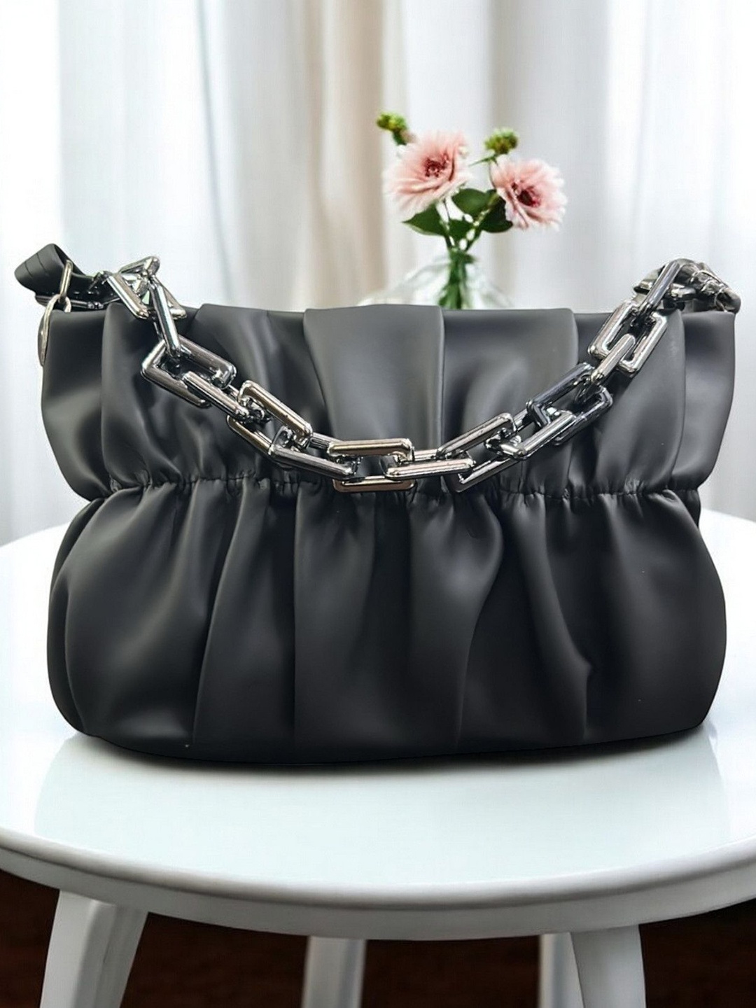 

CLARIS JAMES PU Sling Bag, Black