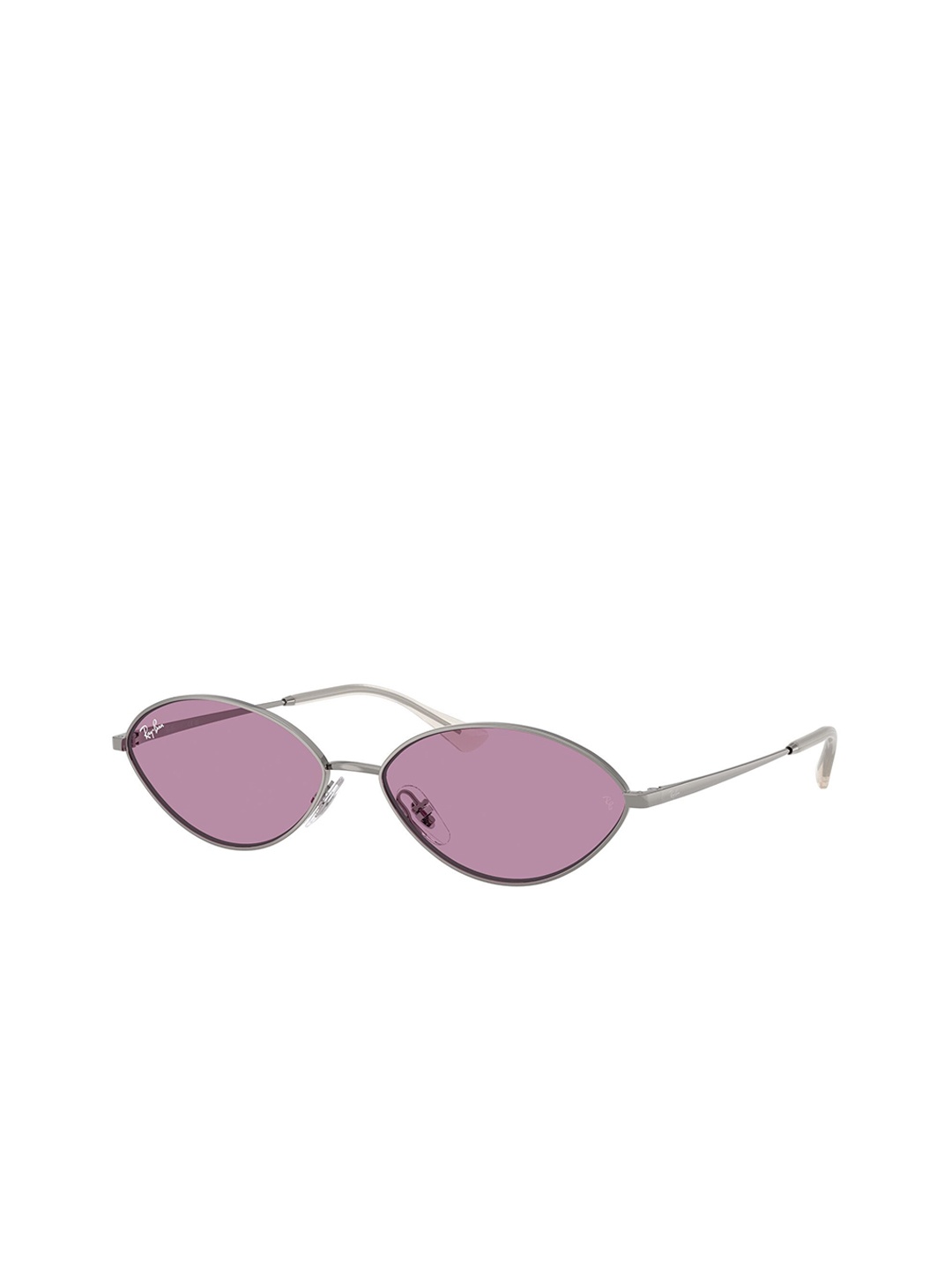 

Ray-Ban Unisex Oval Sunglasses with UV Protected Lens 8056262454015, Violet