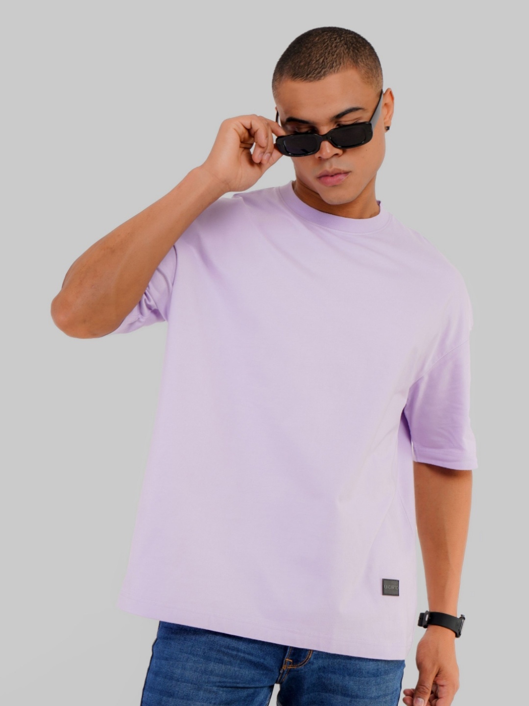 

Underrated Club Men V-Neck Bio Finish T-shirt, Lavender