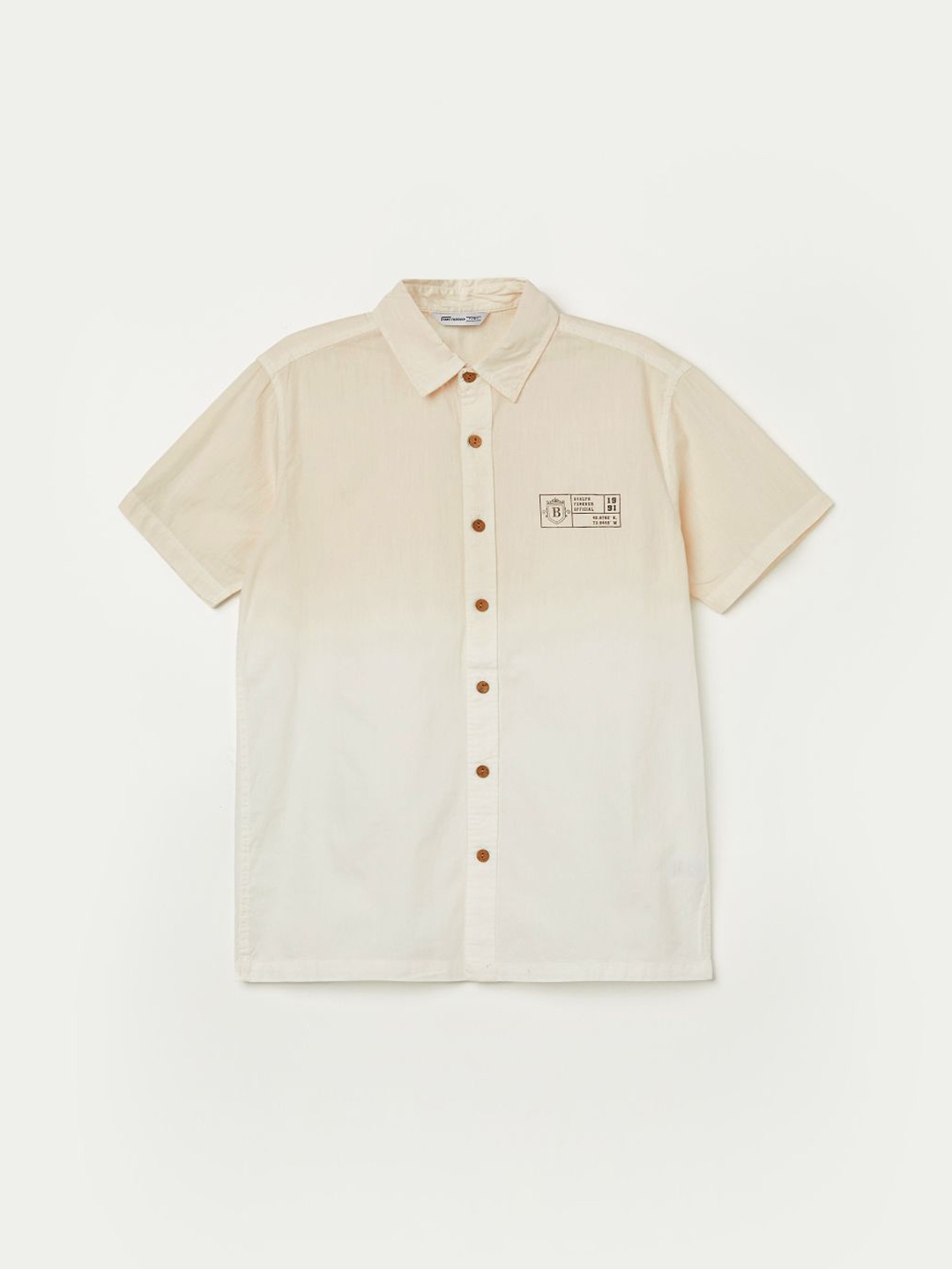 

Fame Forever by Lifestyle Boys Opaque Casual Shirt, Beige