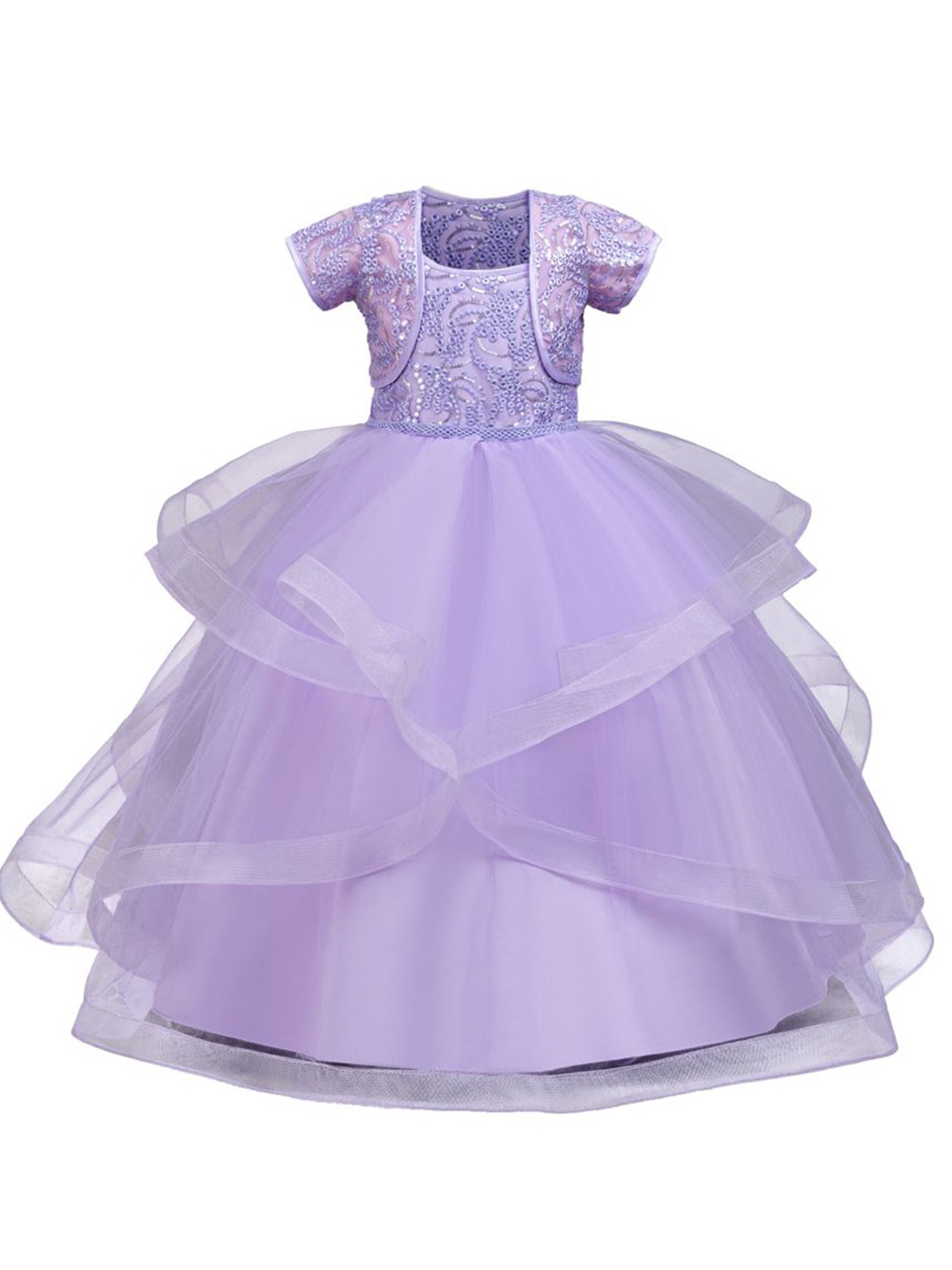

StyleCast x Revolte Girls Applique Maxi Dress, Purple