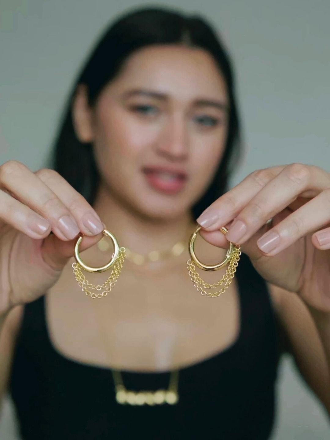 

House of Pehr Gold-Plated Contemporary Hoop Earrings