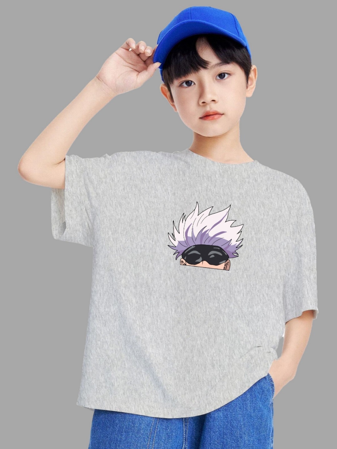 

MODARUE Boys Printed T-shirt, Grey