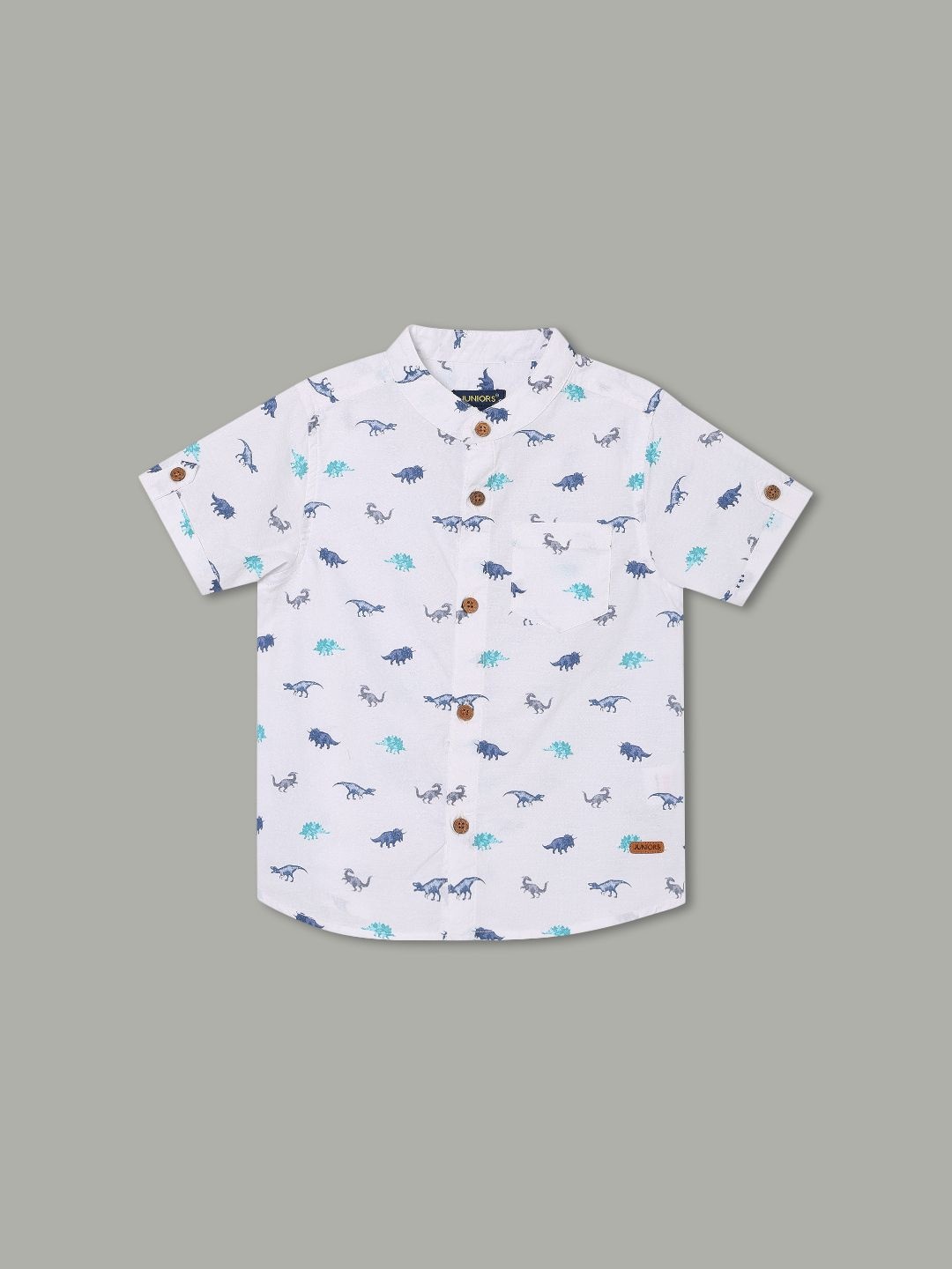 

Juniors by Lifestyle Boys Printed Casual Shirt, White
