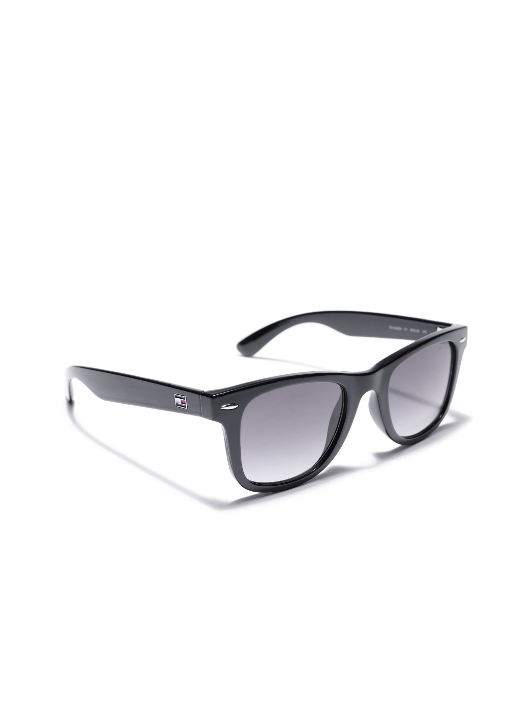 

Tommy Hilfiger Unisex UV Protected Lens Square Sunglasses - TH VALEN C1 50 S, Black
