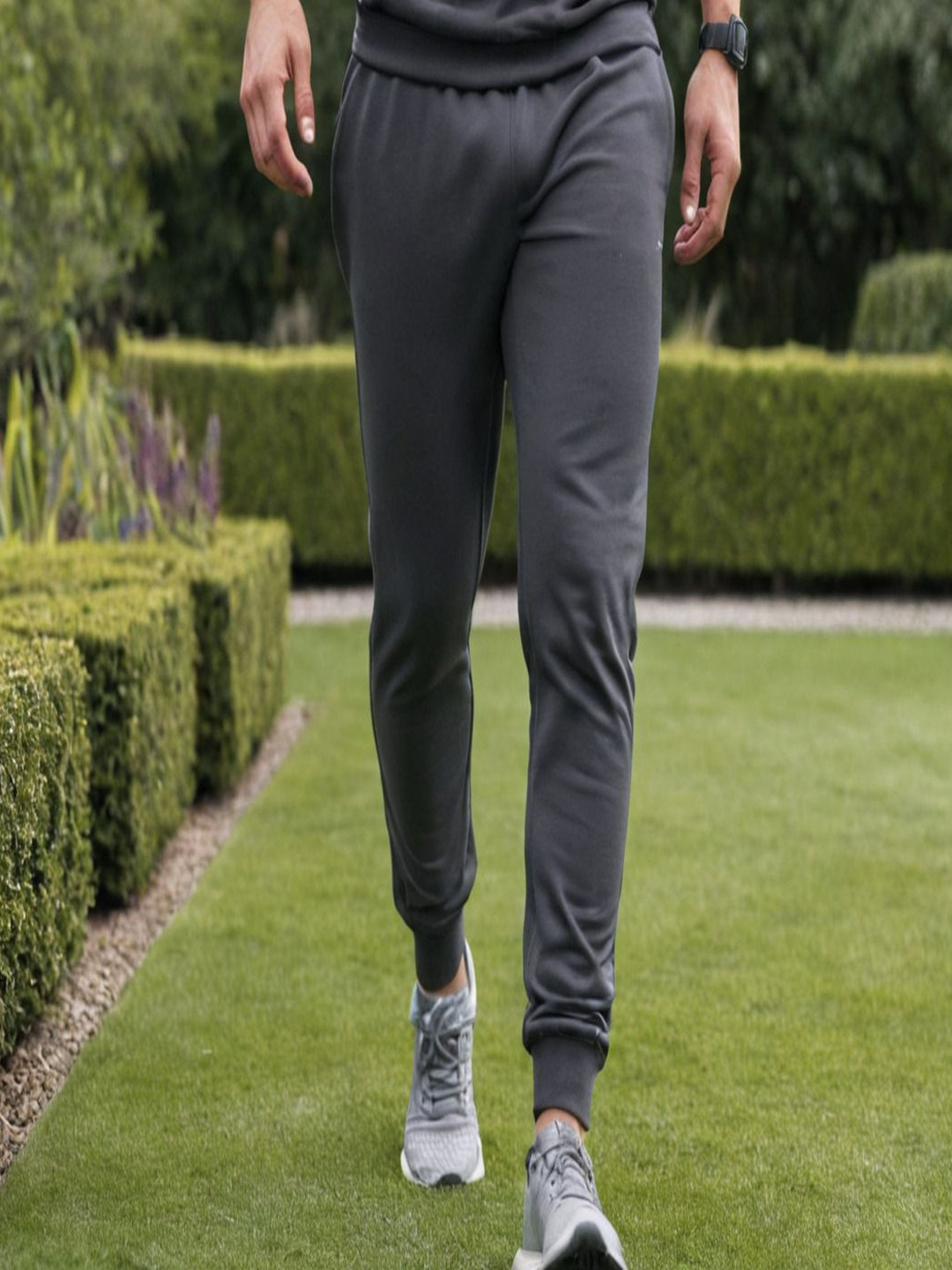 

MAYKR Men Regular Fit Mid Rise Joggers, Grey