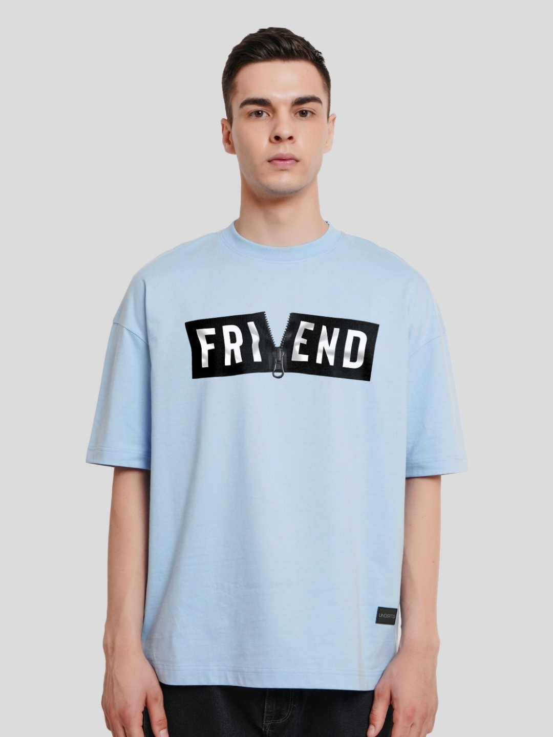 

Underrated Club Men Typography Printed Bio Finish Pockets T-shirt, Blue